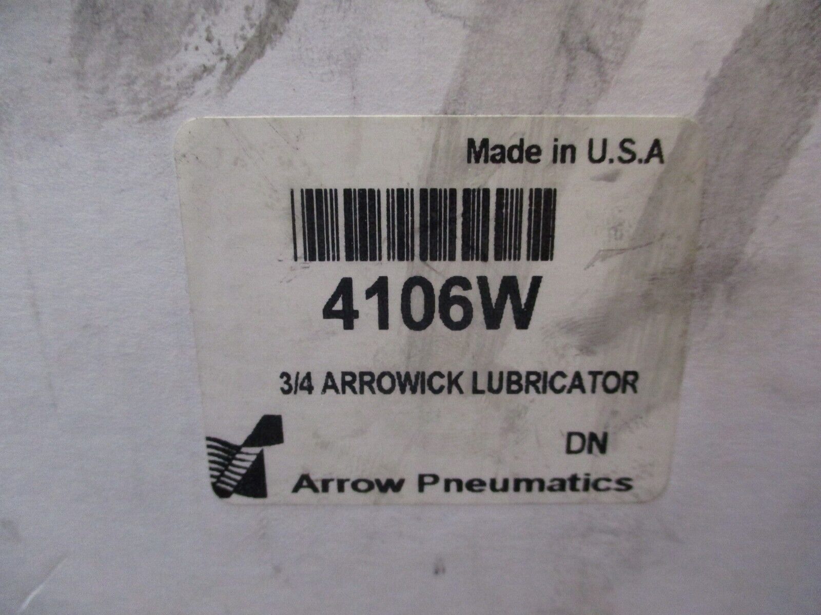 Arrow Pneumatics Arrowick Lubricator 4106W 3/4" New Surplus