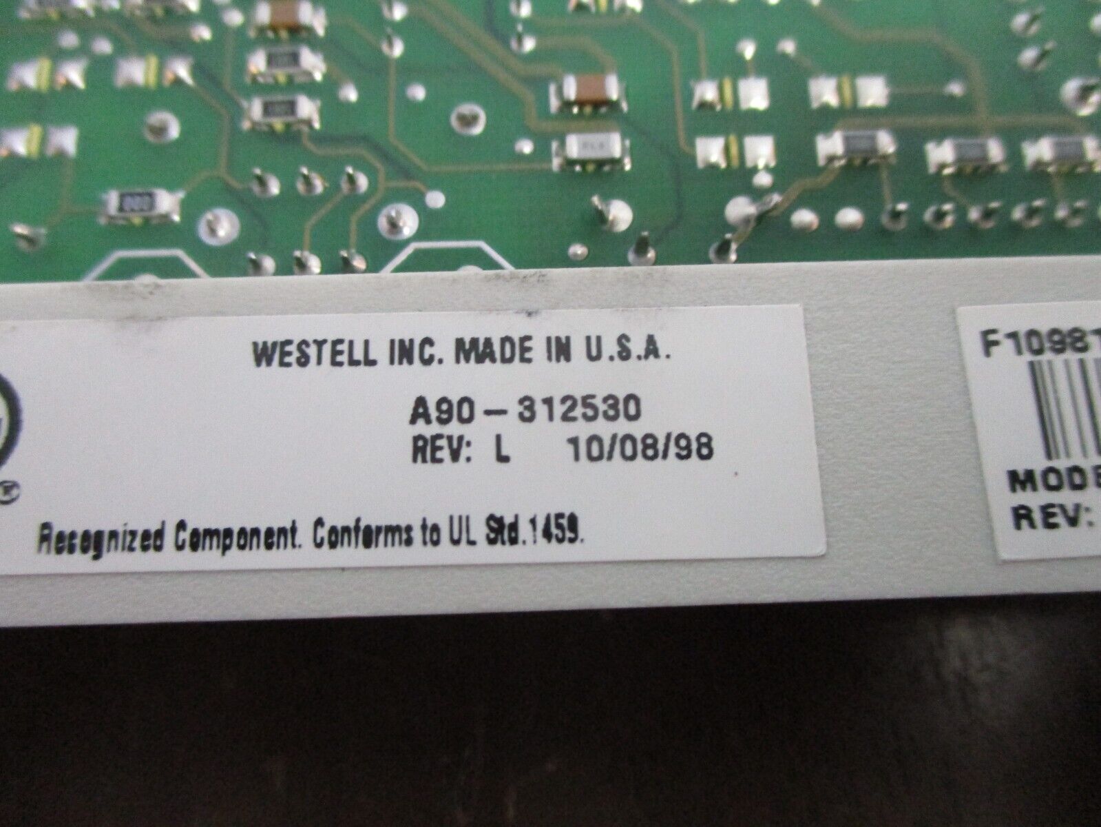 Westell XMT Unit A90-312530 Rev. L Used