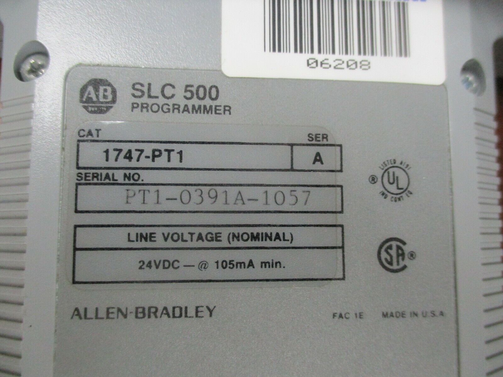Allen-Bradley SLC 500 Programmer 1747-PT1 Ser. A Used
