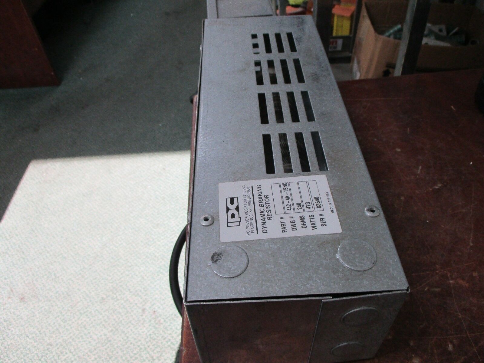 IPC Dynamic Braking Resistor DWG#442-4A-TBNC 240 Ohms 473W Used