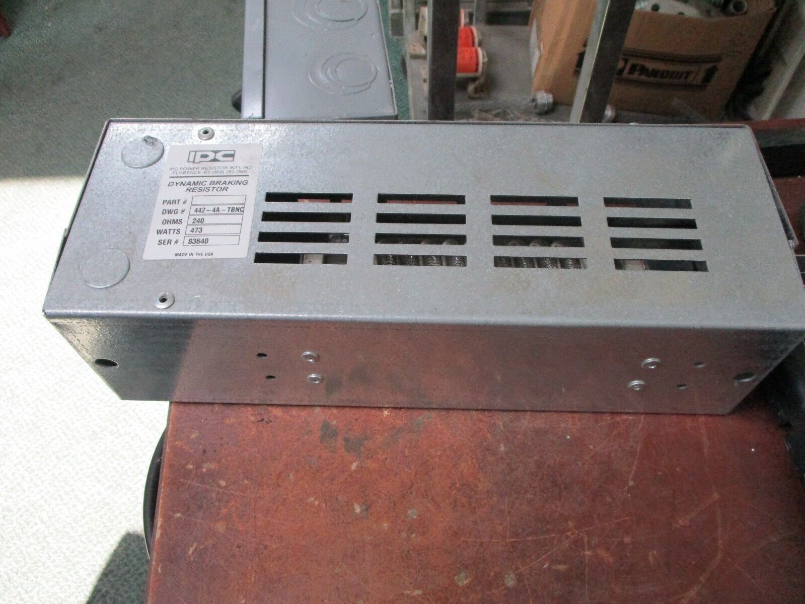 IPC Dynamic Braking Resistor DWG#442-4A-TBNC 240 Ohms 473W Used