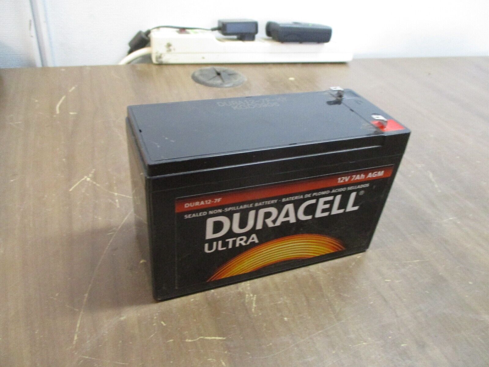 Duracell Ultra Sealed Non-Spillable Battery DURA12-7F 12V 7Ah Used