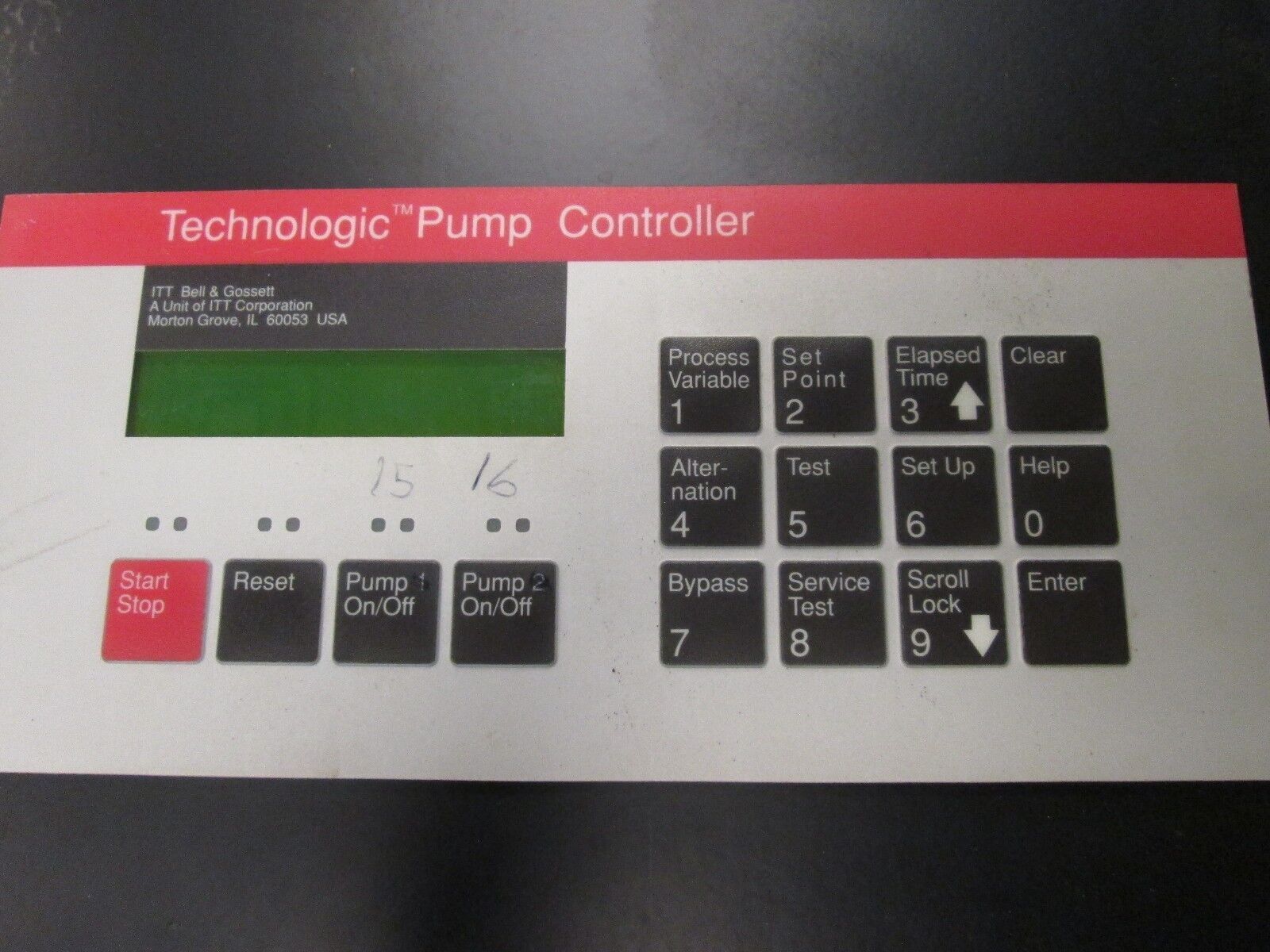 Bell & Gossett Pump Controller 1100 2H015 DPX 460V 1Ph 1100 Series Used