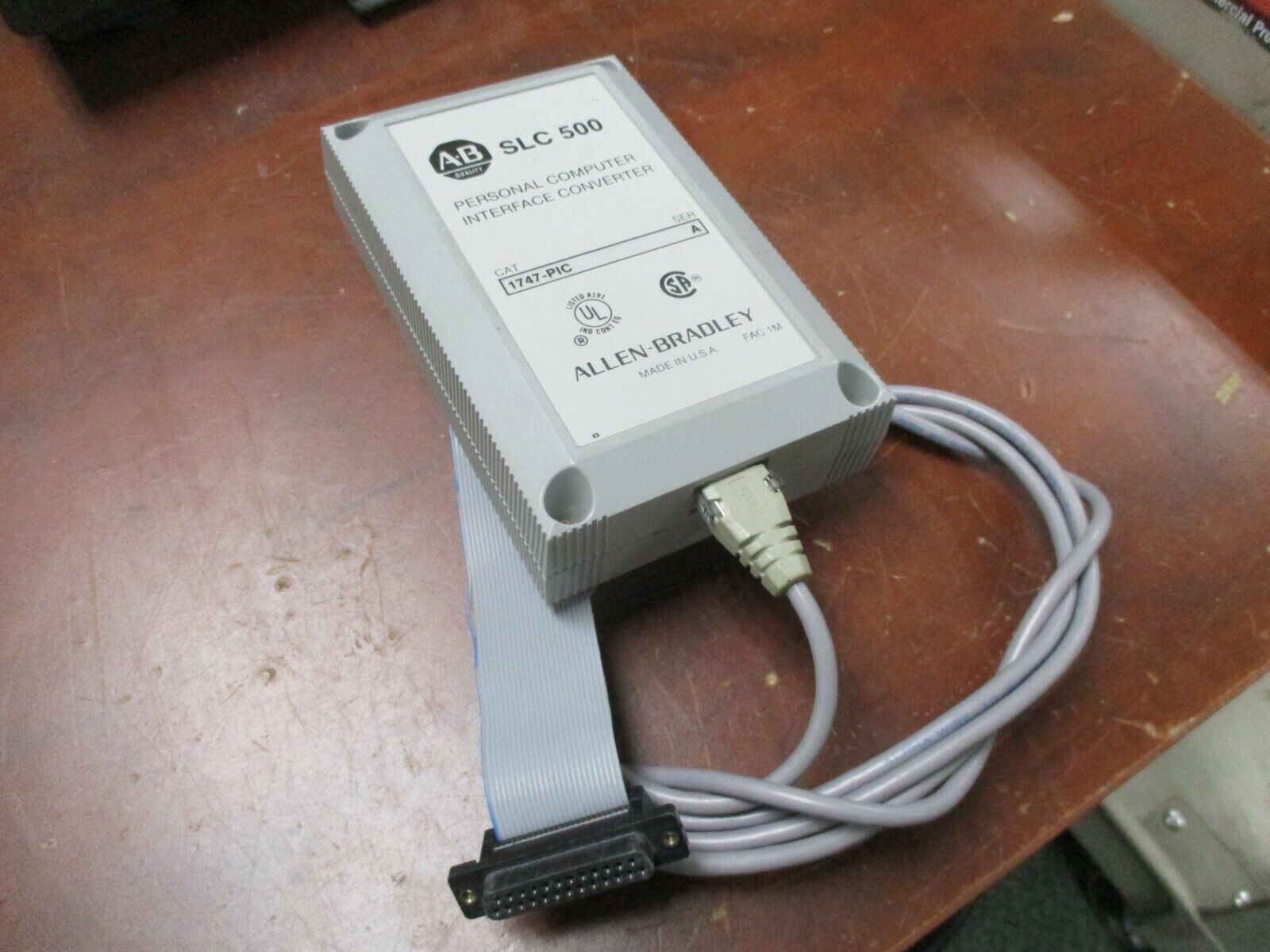 Allen-Bradley SLC 500 Personal Computer Interface Converter 1747-PIC Ser. A Used