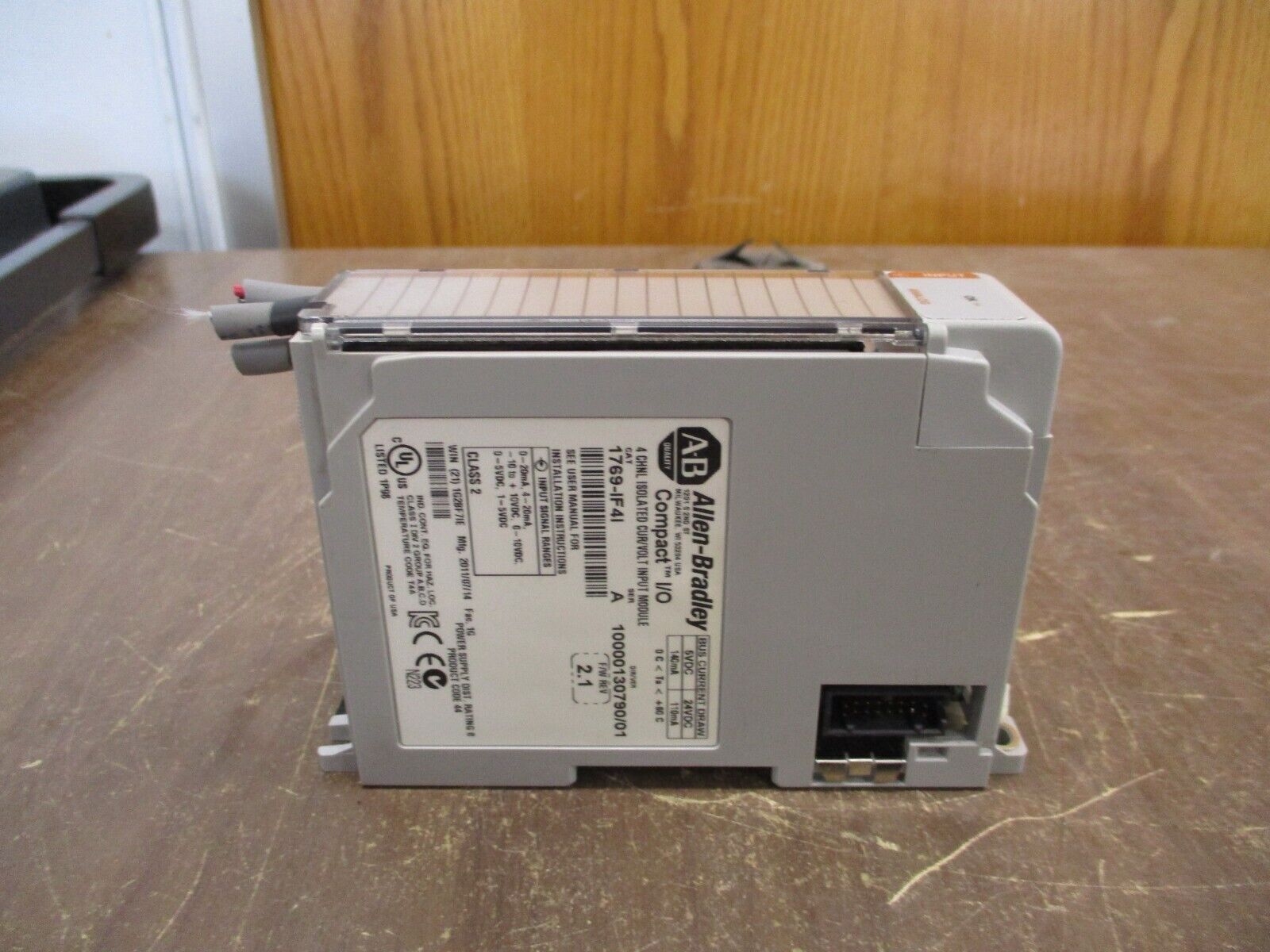 Allen-Bradley Compact I/O Isolated Input Module 1769-IF4I Ser. A F/W Rev. 2.1