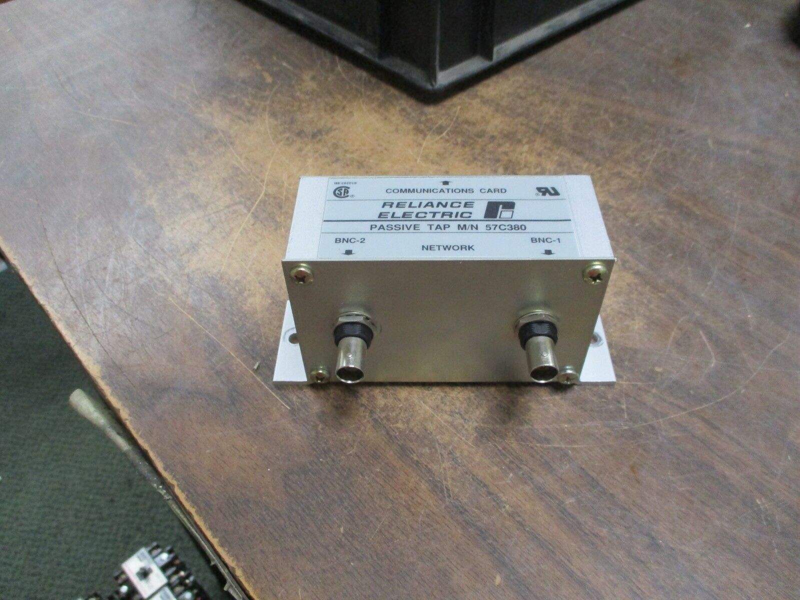 Reliance Electric Passive Tap for Coaxial Cable 57C380 BNC-2 Port BNC-1 Port