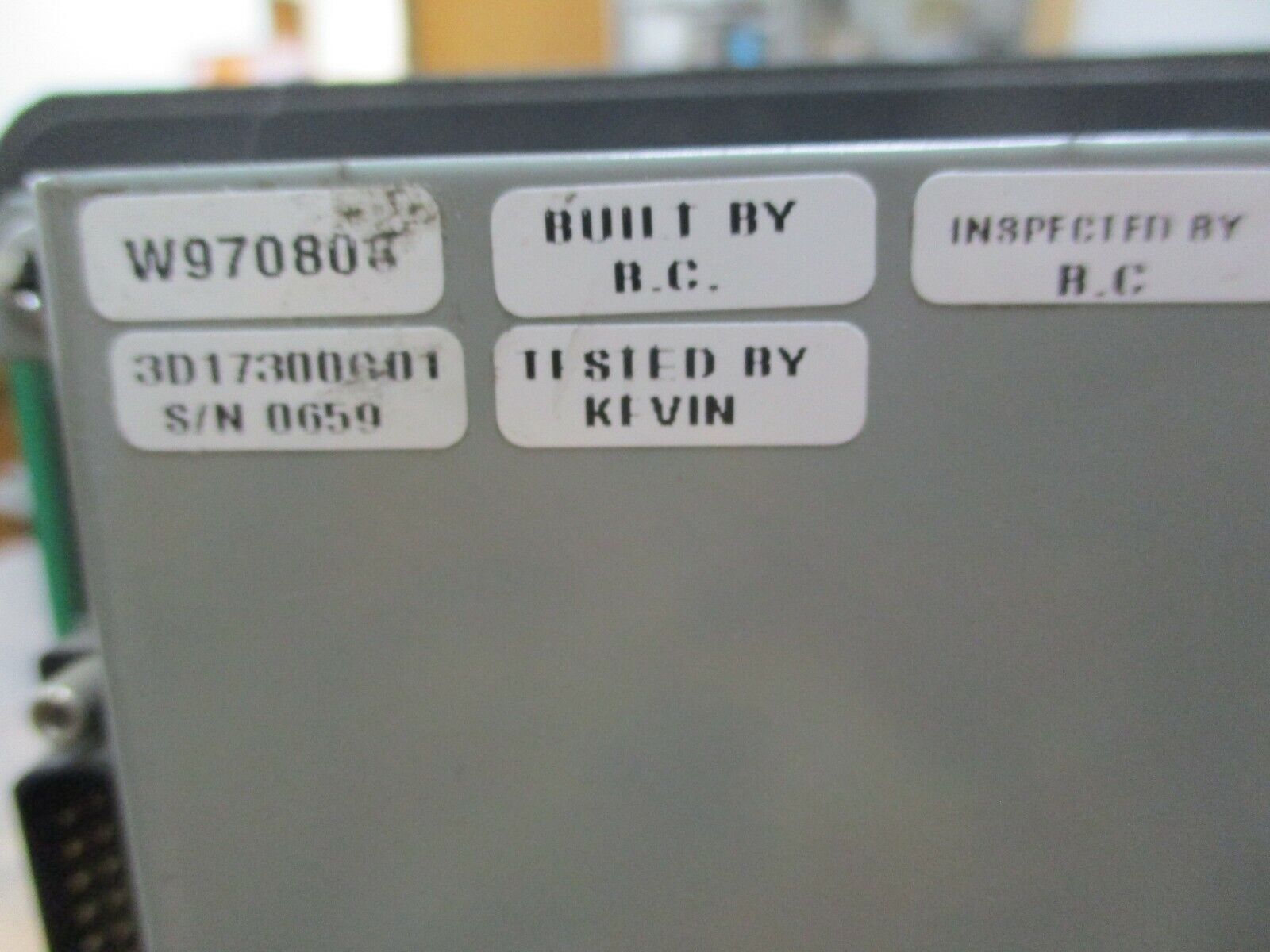 Westinghouse Adjustable Frequency Control 3D17300G01 Used