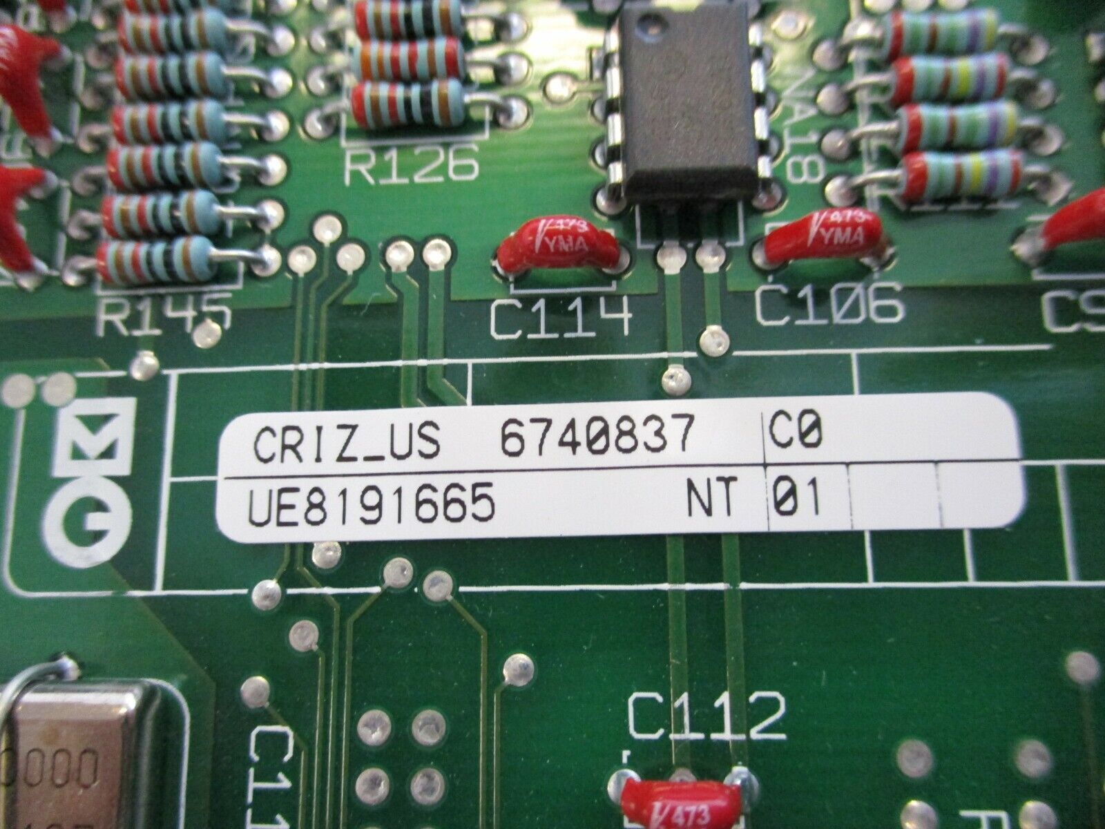 Merlin Gerin CRIZ Control Board 6739803XD-2C Used