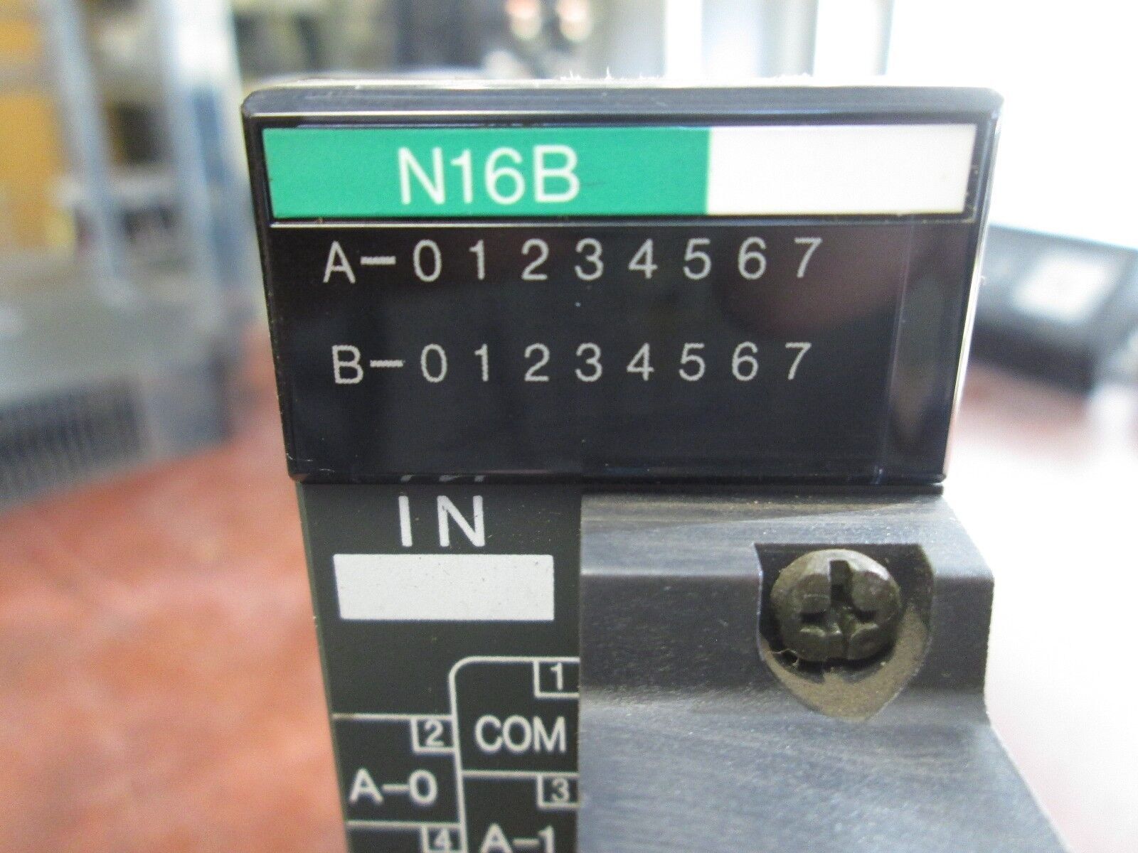 IDEC Input Module PF3S-N16B 12-24VDC 10mA/PT Internal: 80mA Used