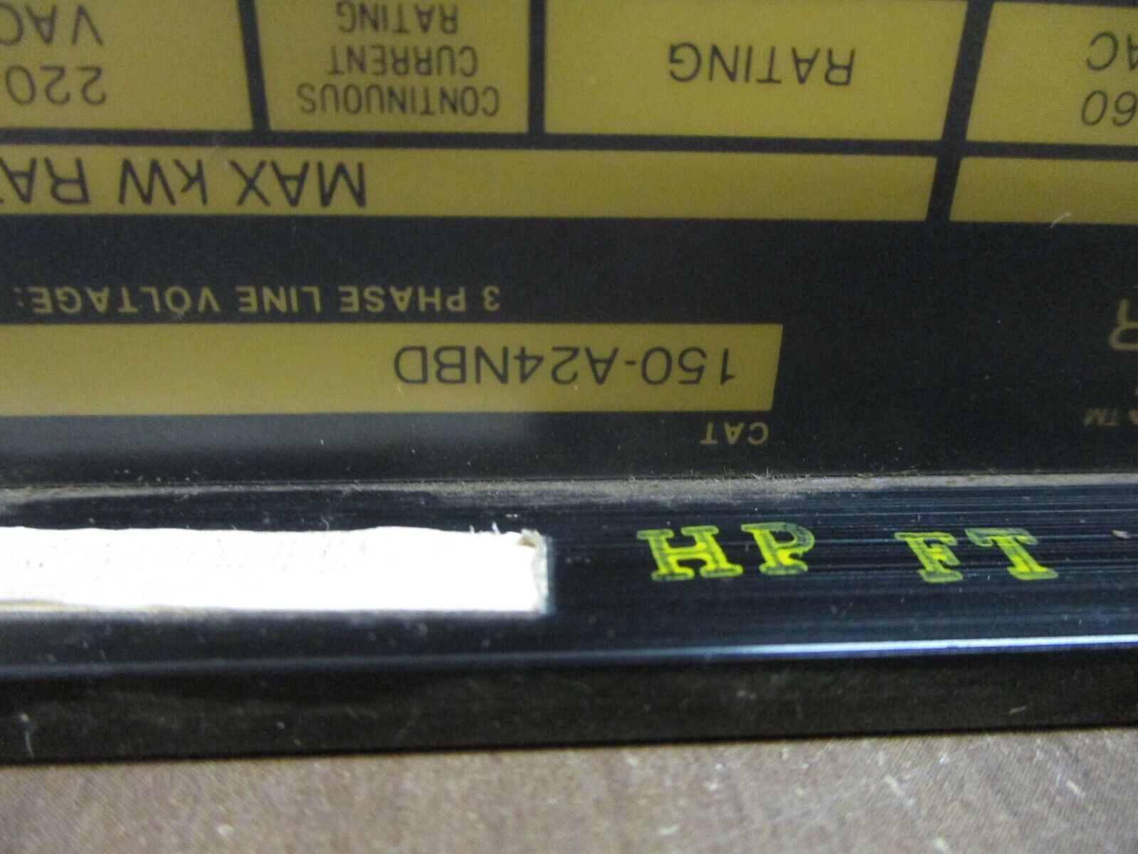 Allen-Bradley SMC Soft Start 150-A24NBD Ser. A 15HP 200-460V Used