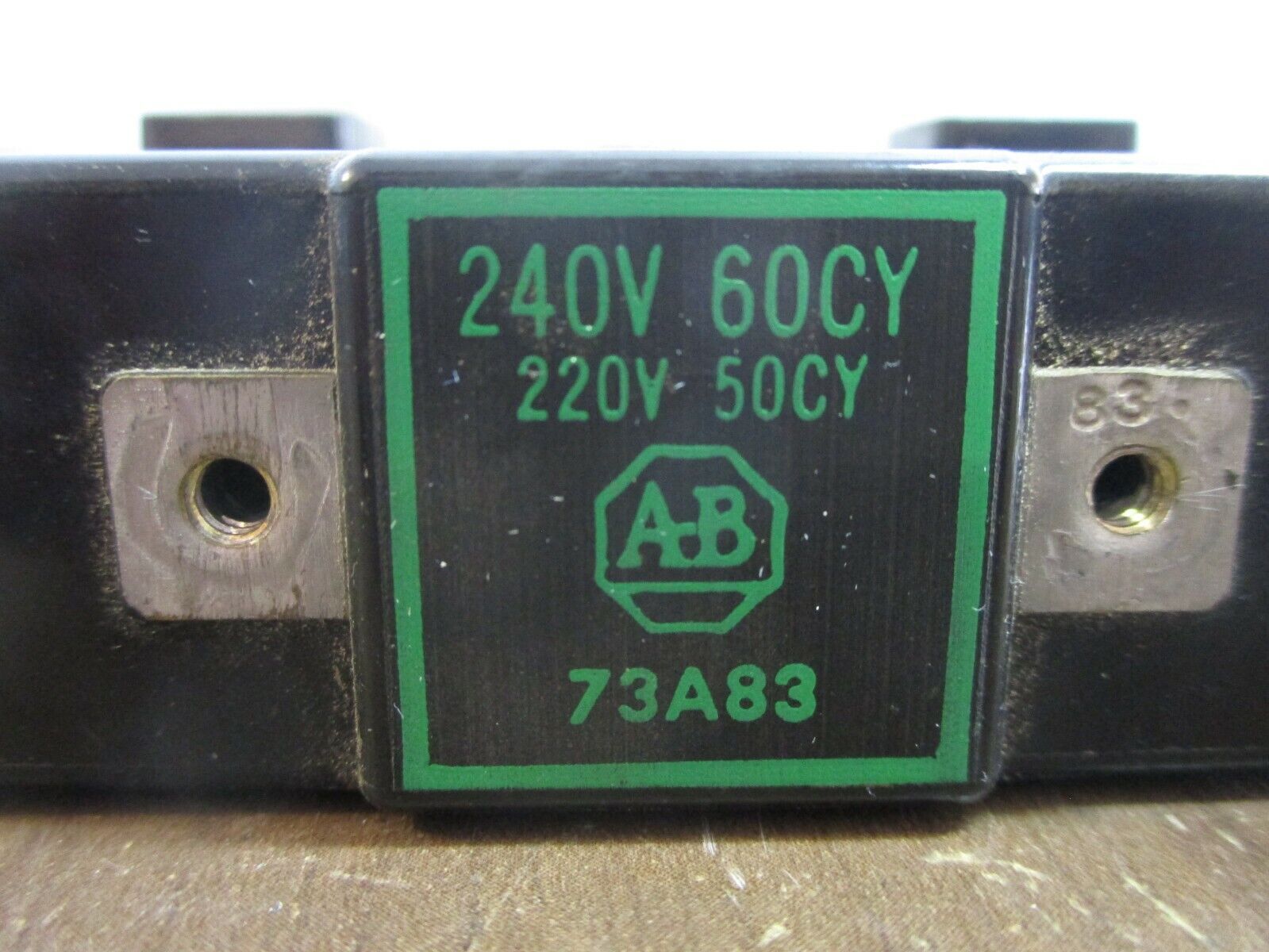 Allen-Bradley Magnetic Coil 73A83 240V@60Hz 220V@50Hz *No Terminal Screws* Used