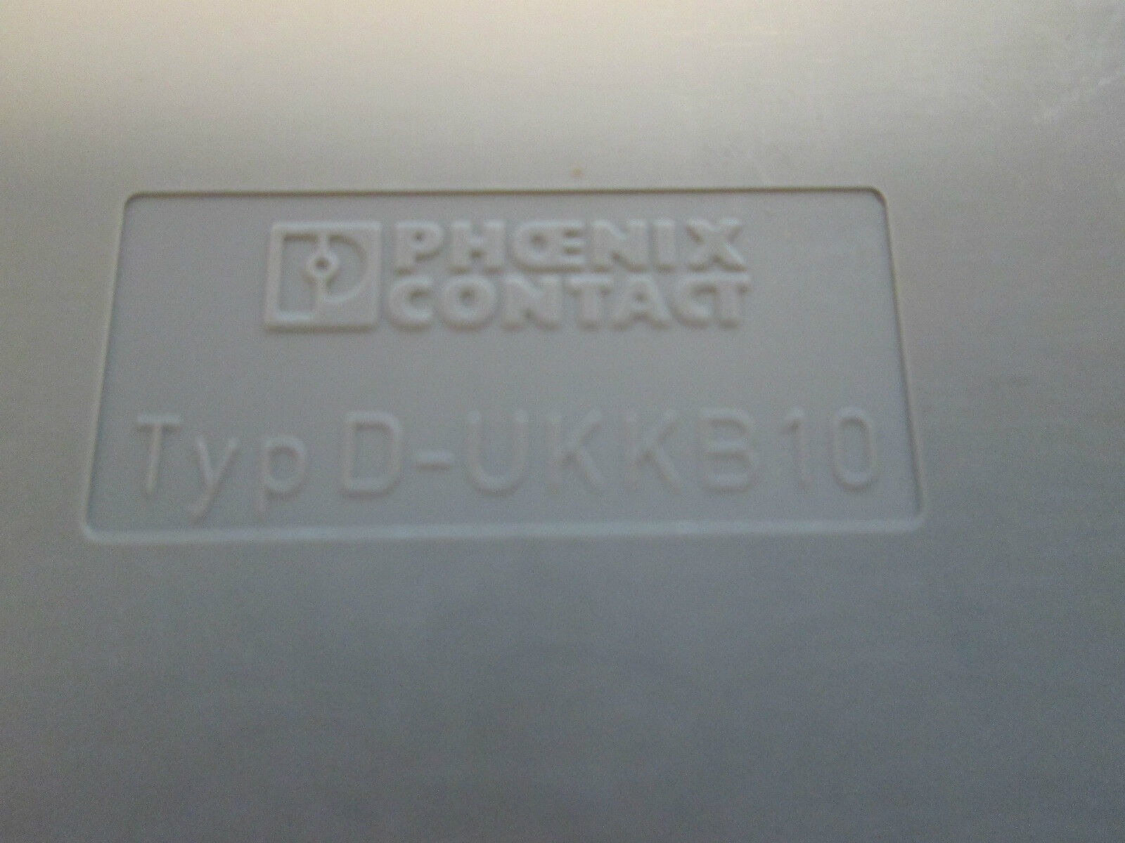 Phoenix Contact Terminal Cover D-UKKB 10, Lot of 50! New!!!