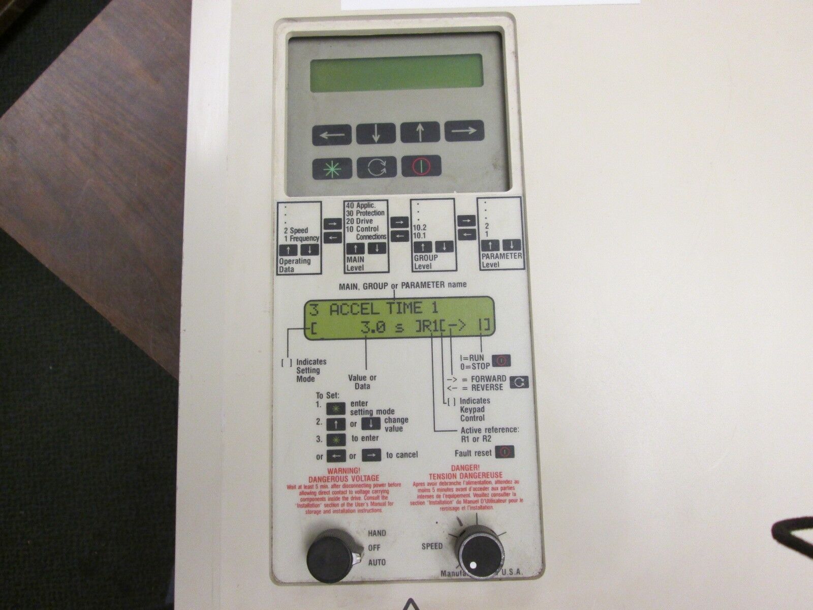 ABB ACH 500 AC Drive ACH501-050-4-00P2 50HP Used