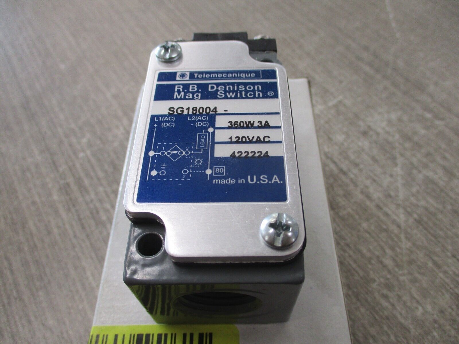 Telemecanique Magnetic Switch SG18004 New Surplus