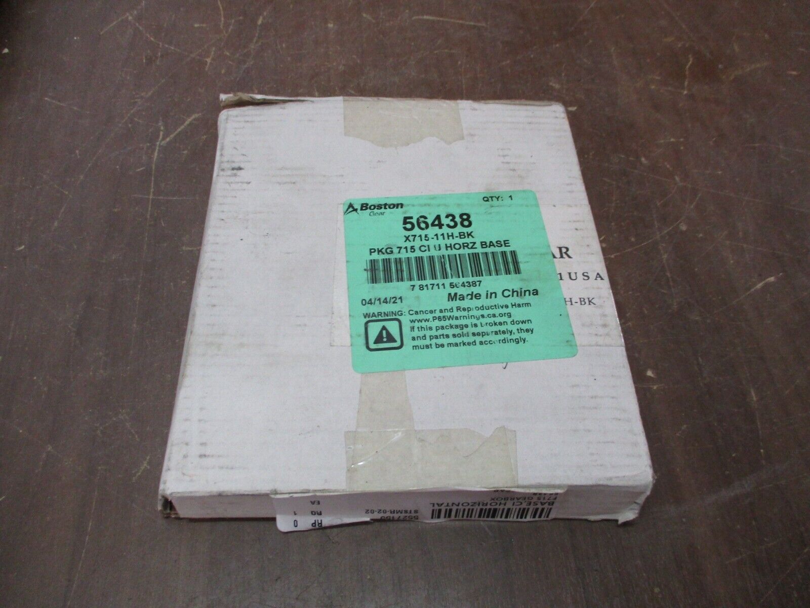 Boston Gear Mounting Base 56438 X715-11H-BK New Surplus