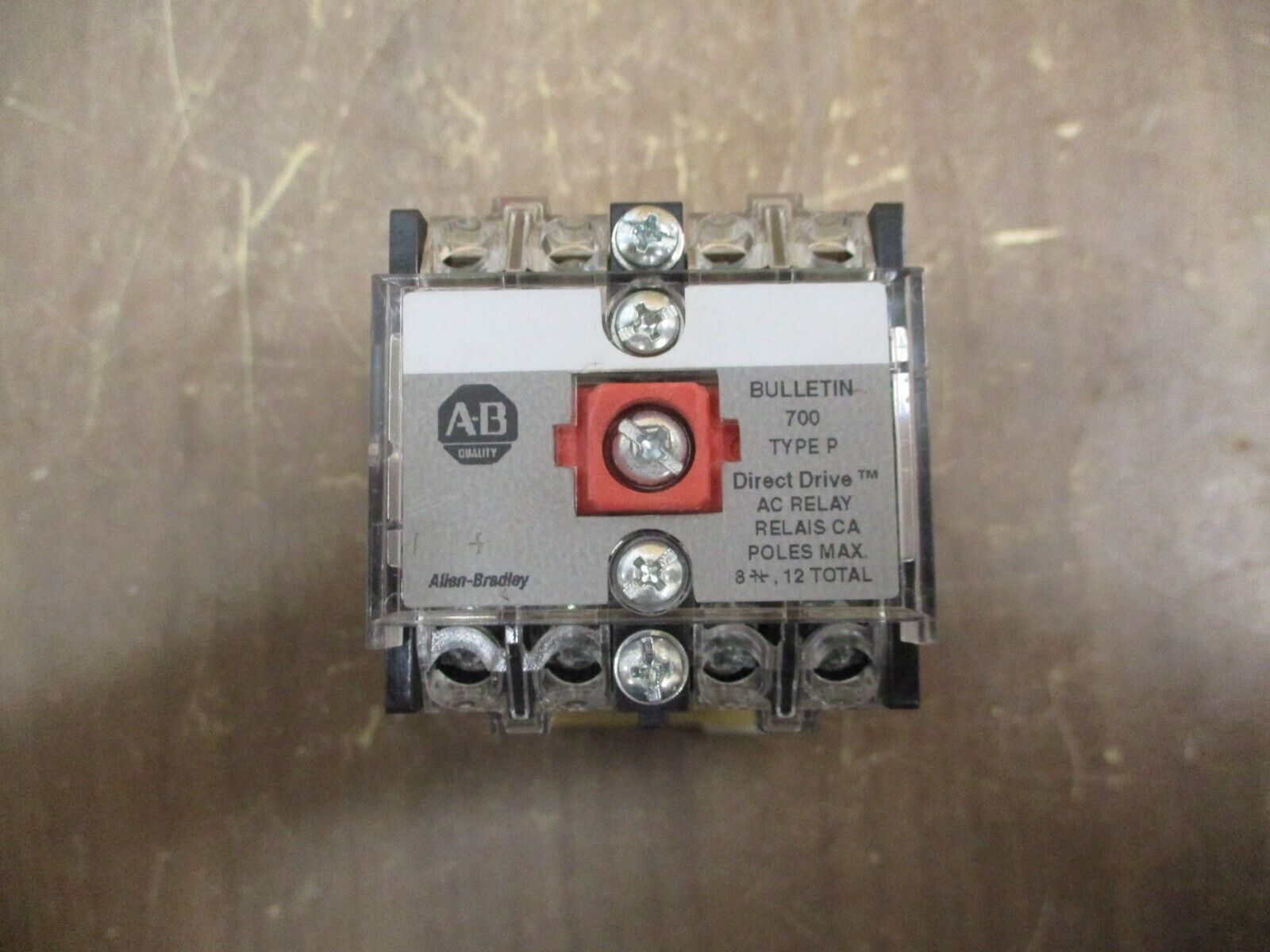 Allen-Bradley AC Relay 700-P800A1 120V Coil Used
