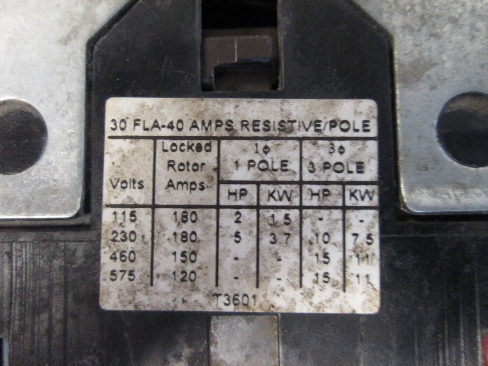 Cutler-Hammer Contactor C25DND330 104-120V Coil 30A Used