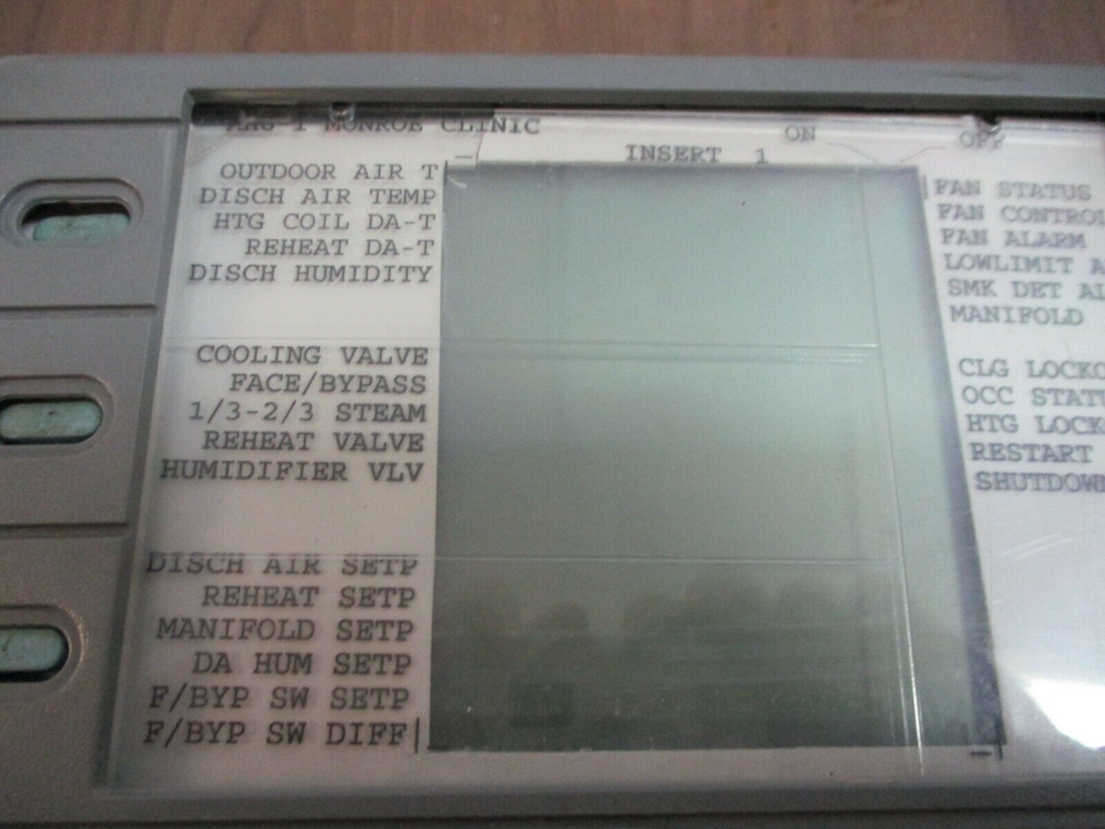 Johnson Controls Control Panel Used