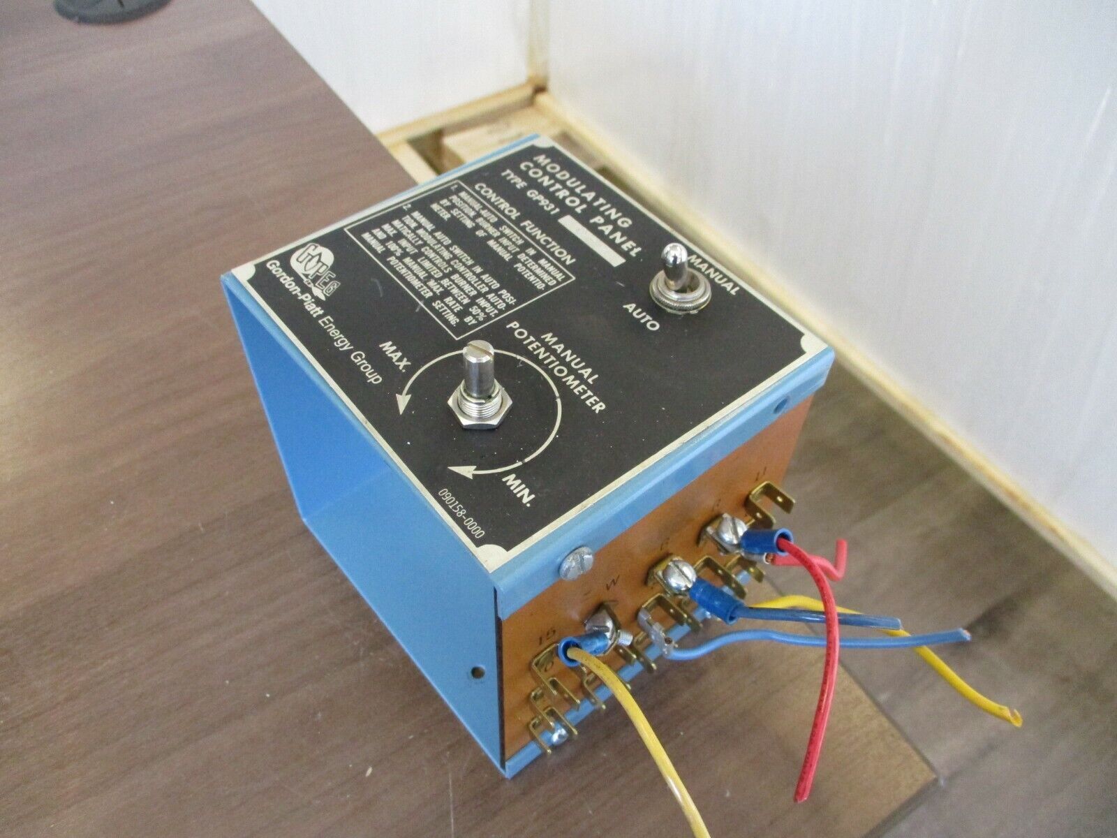 Gordon-Piatt Modulating Control Panel GP931 C-1 Used