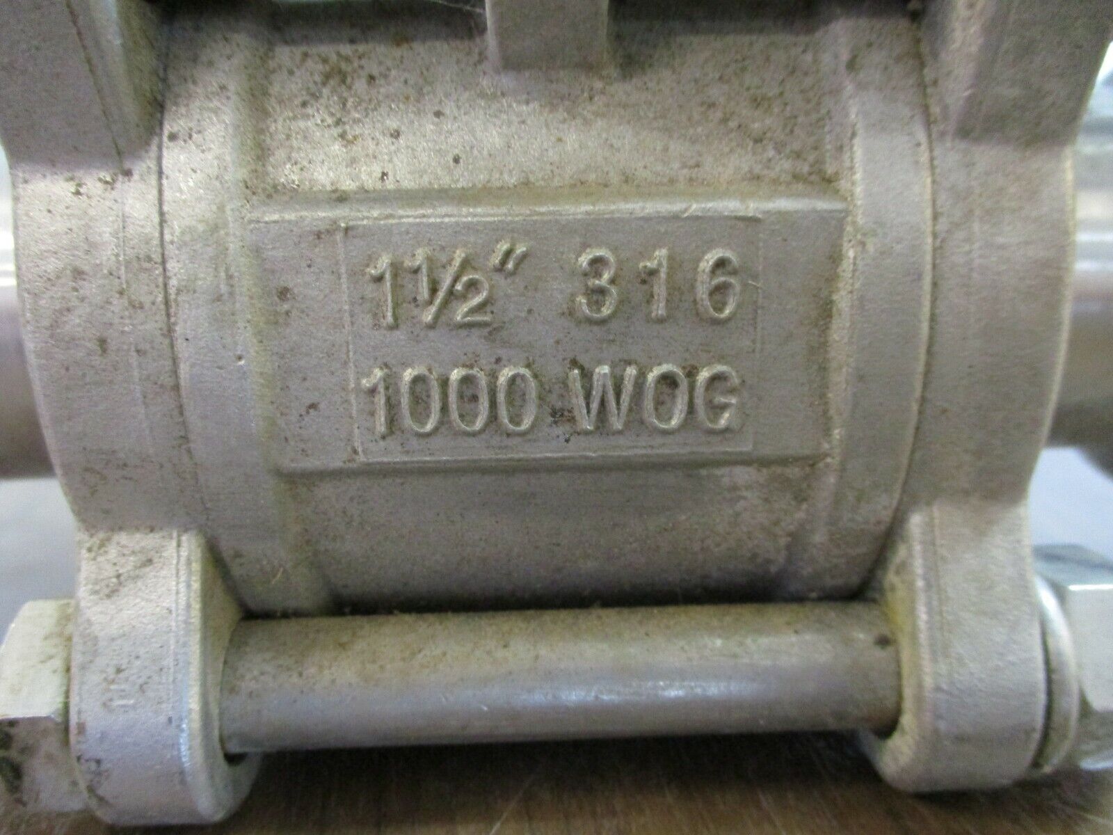 VNE, Ball Valve, part#: 316, size: 1.5", 1000 WOG, used