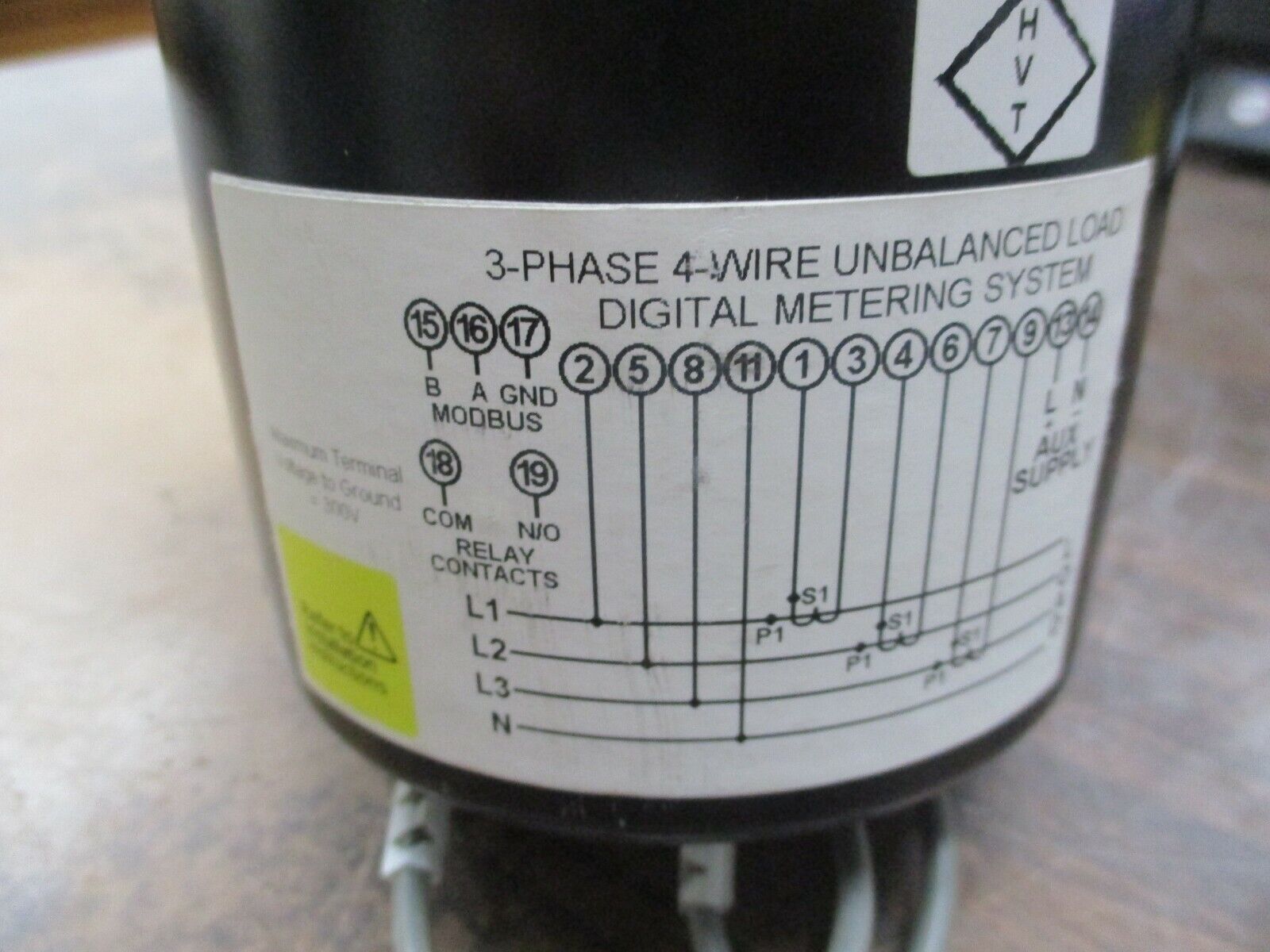 Crompton Integra 1000 Digital Meter 077-IJWU-QQA2-RS 120V 5A Aux: 100-250V AC/DC