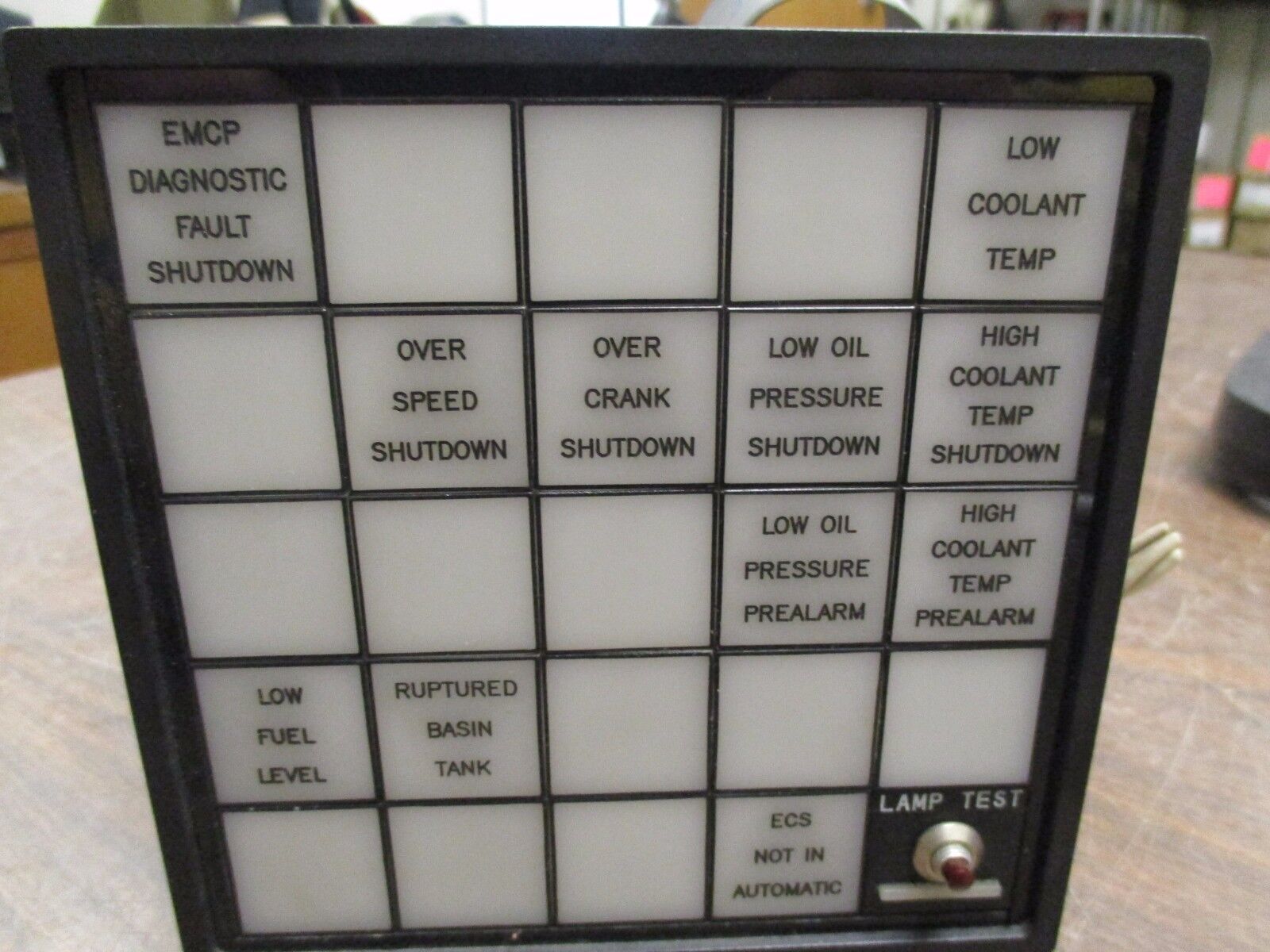 Panalarm Alert Panel 204L1N4T1C3E 24VDC 1A Used