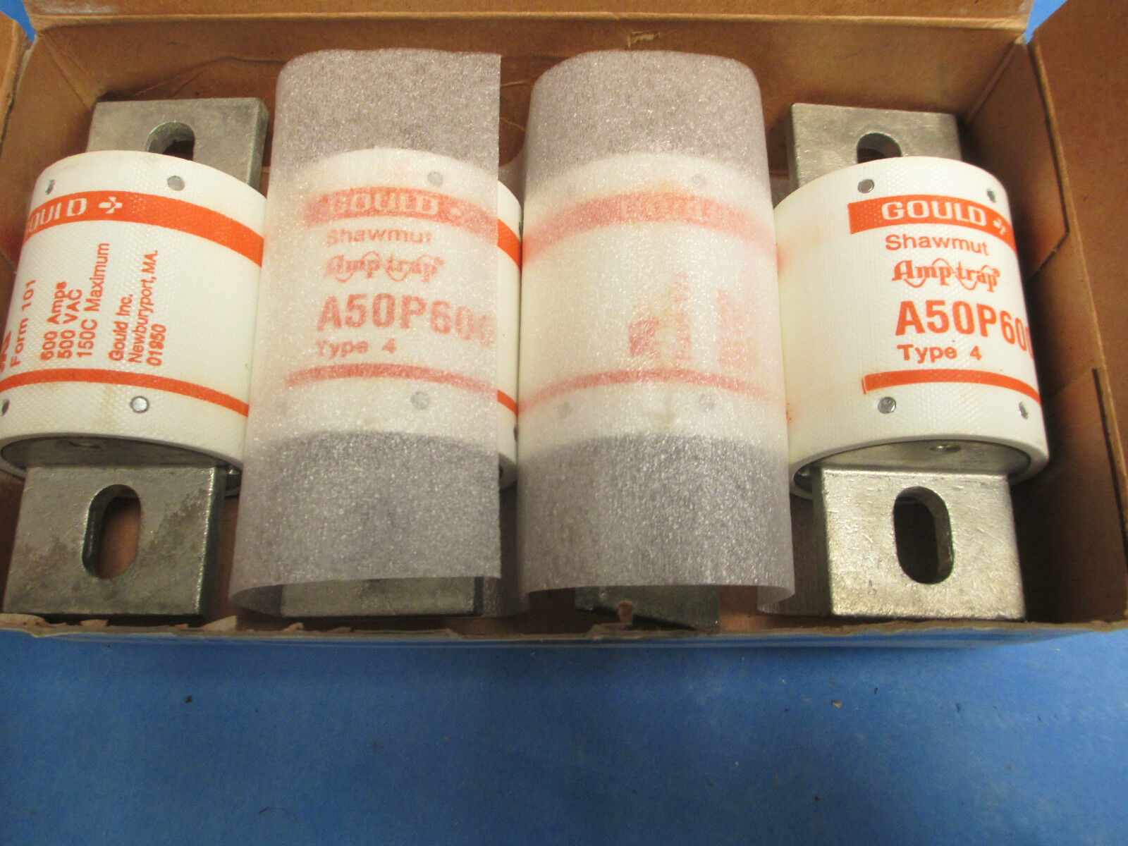 Gould Shawmut A50P600 600A 500V *Box of 4* New Surplus