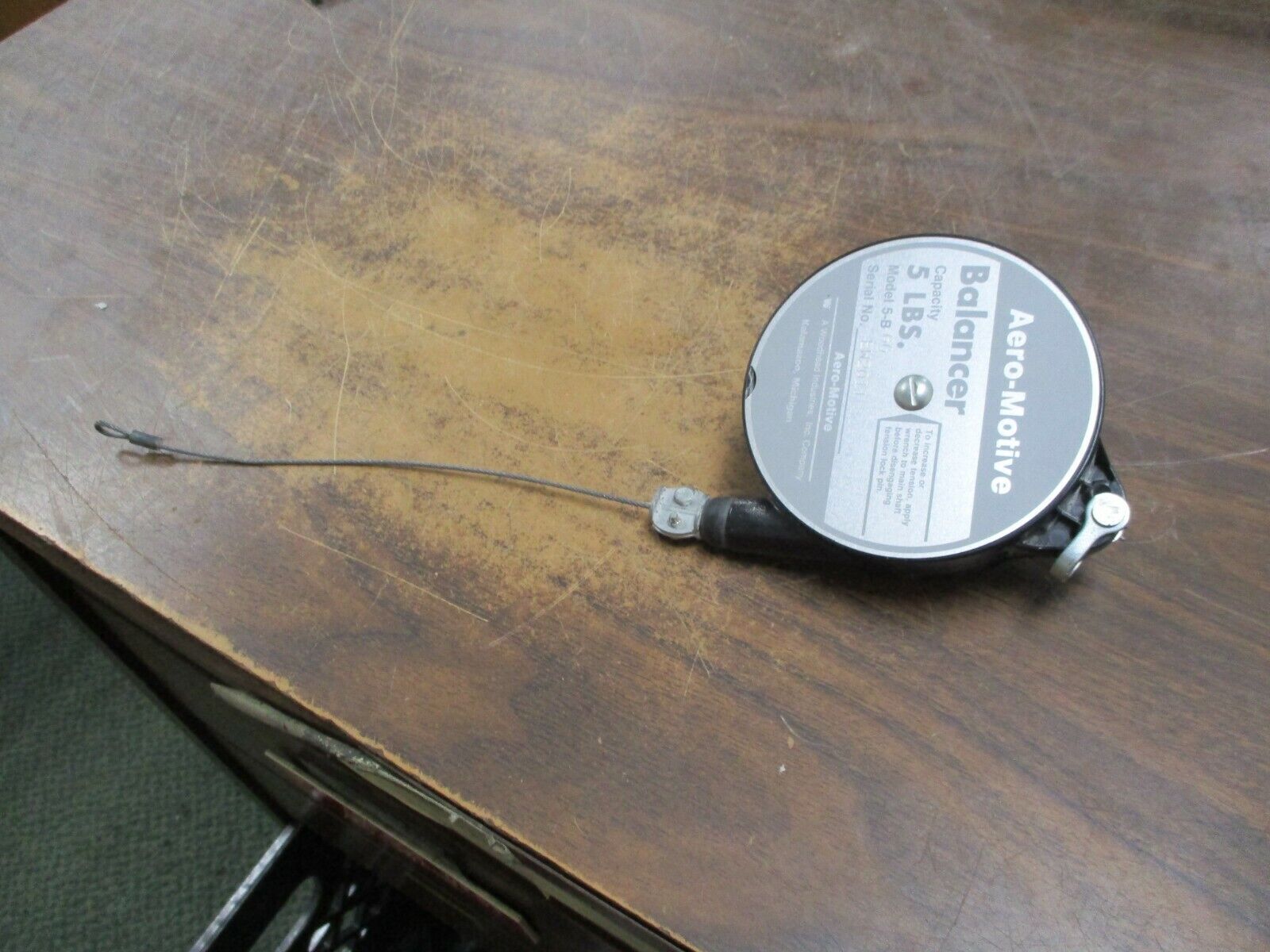Woodhead Aero-Motive Balancer 5-BGG Capacity: 5lbs Used
