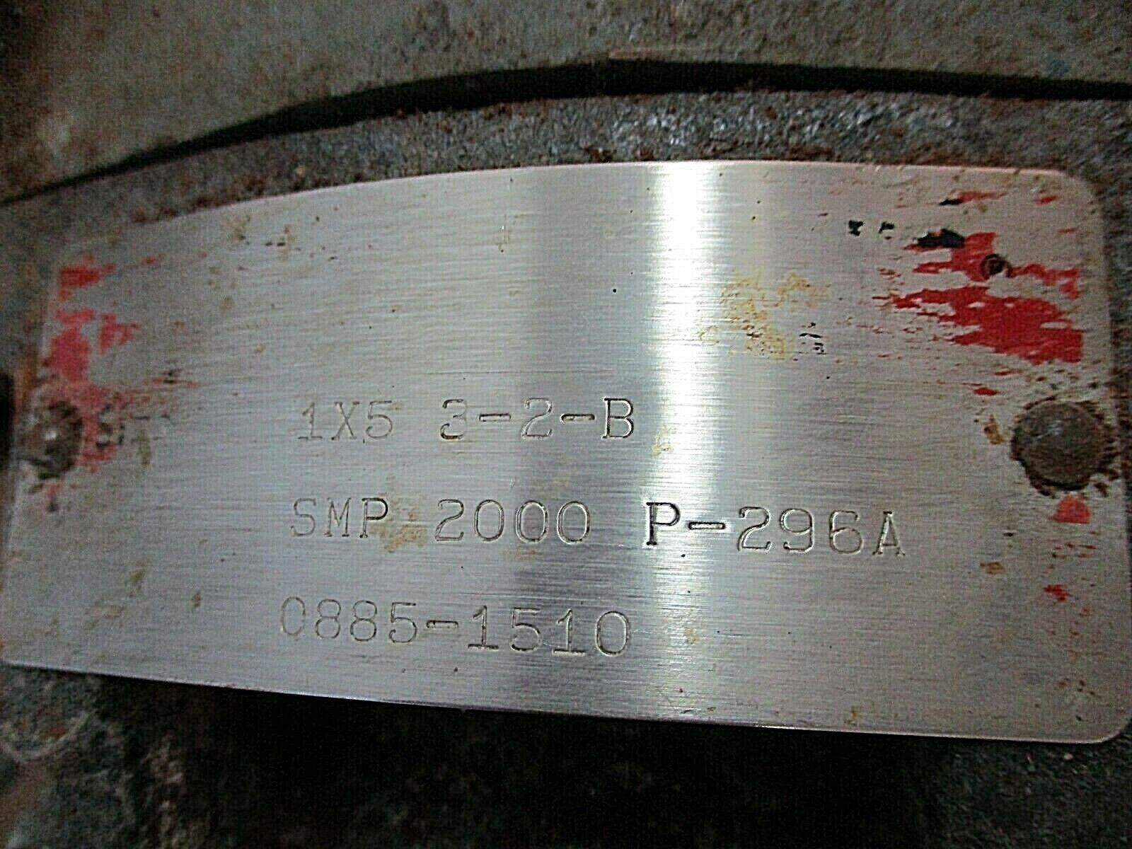 Flowserve SMP-2000 Pump P-296A Size: 1x5 3-2-B 3HP 3490 RPM 208-230/460V Used