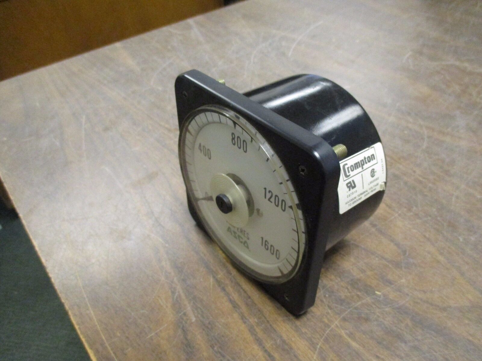 ASCO AC Amp Meter BLS-97708-031 Range: 0-1600A Used
