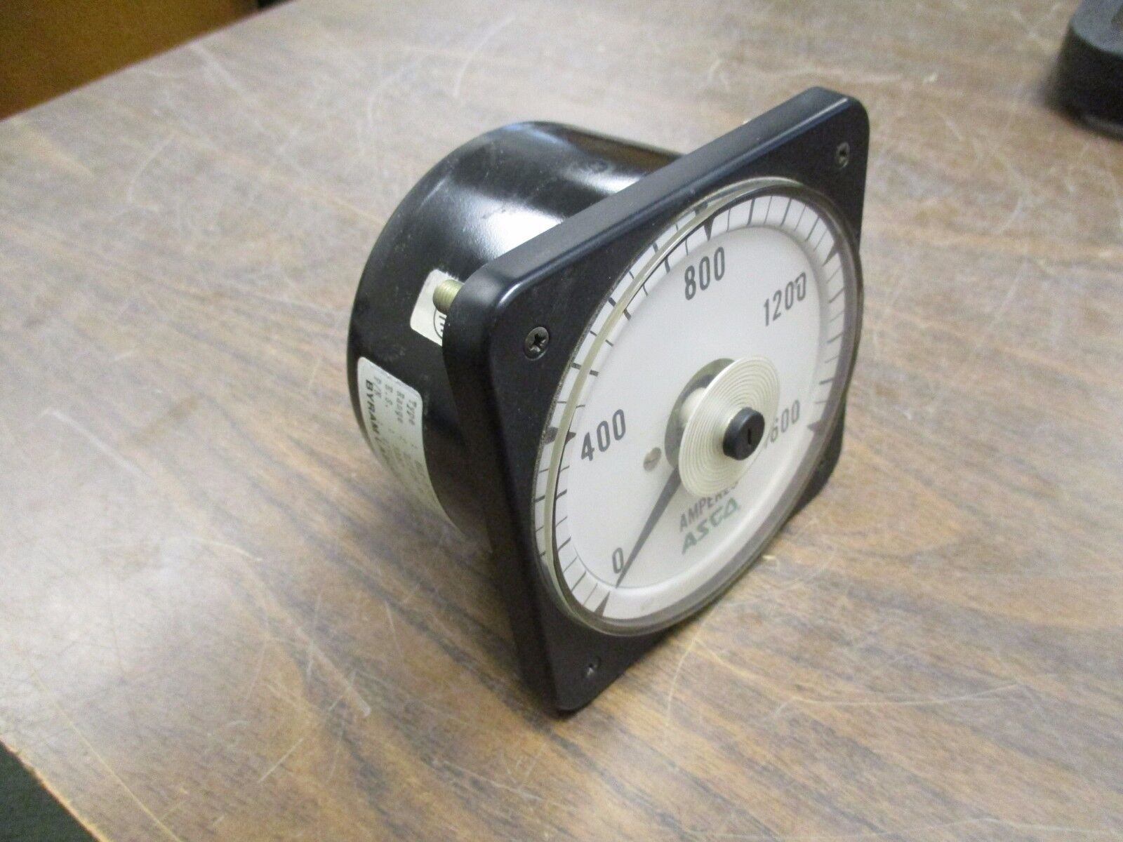ASCO AC Amp Meter BLS-97708-031 Range: 0-1600A Used