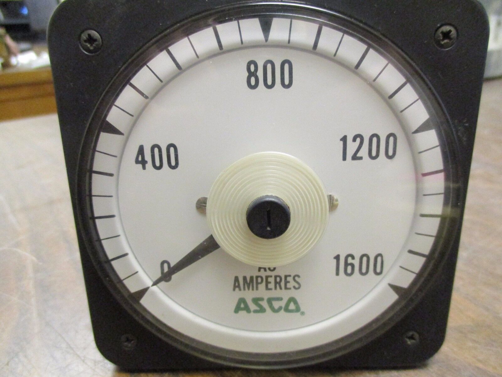 ASCO AC Amp Meter BLS-97708-031 Range: 0-1600A Used