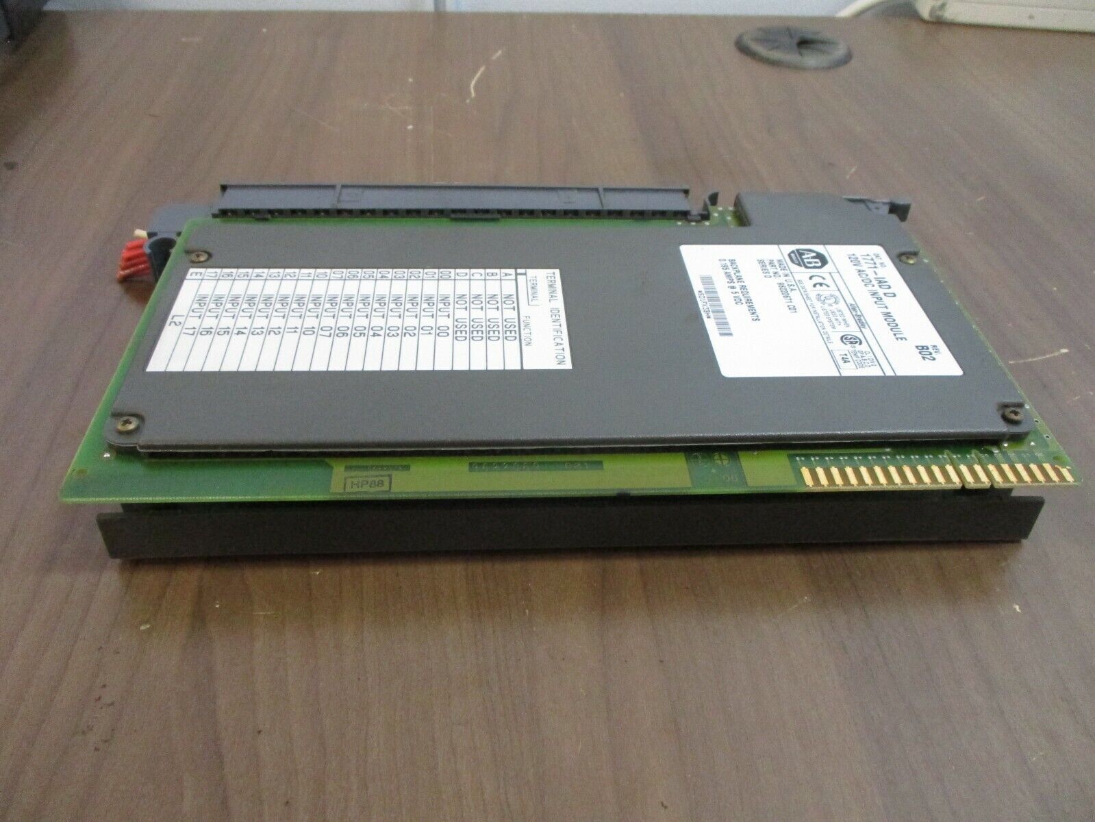 Allen-Bradley AC/DC Input Module 1771-IAD D Rev. B02 120V Used