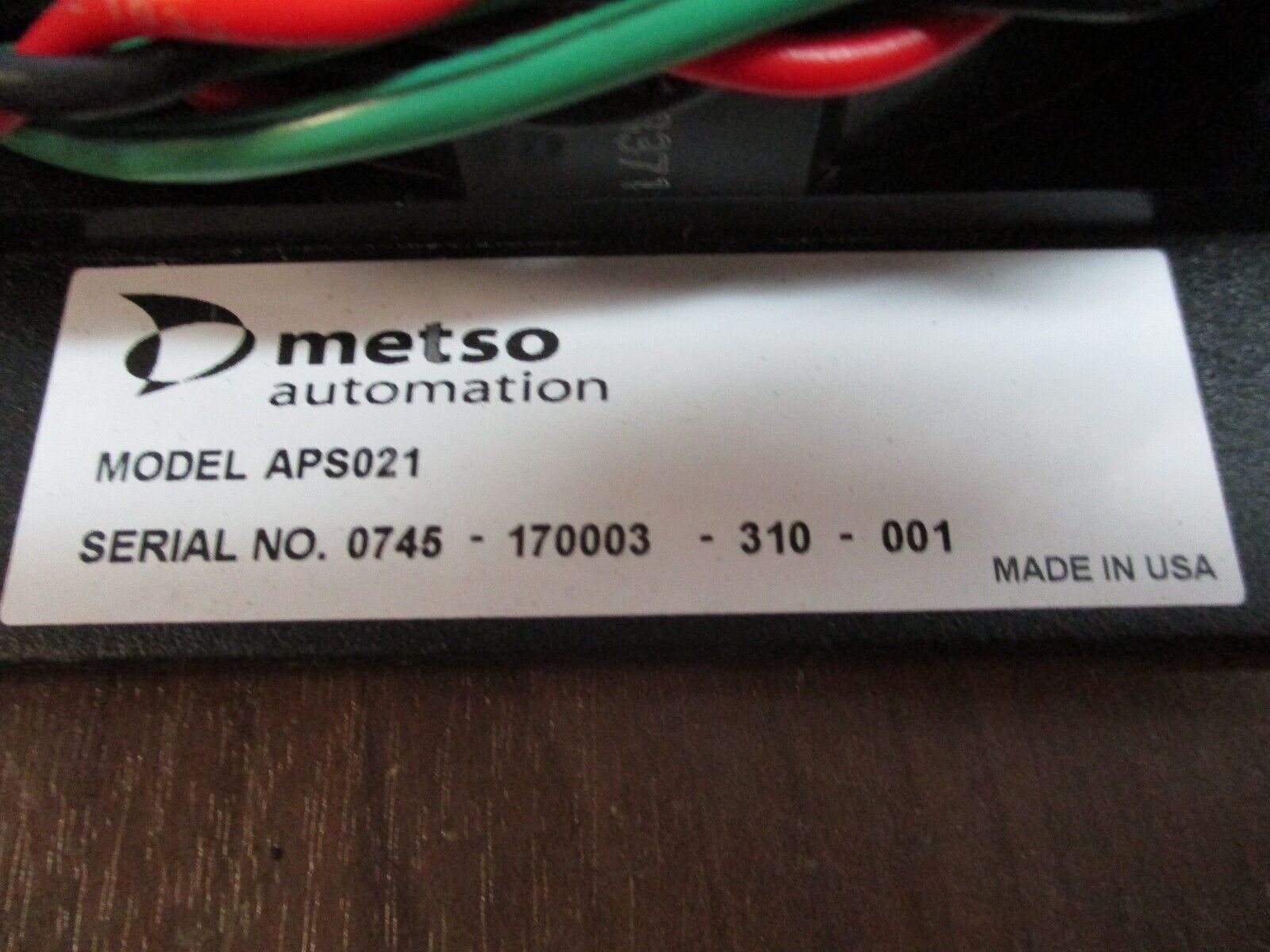 Metso Automation Fan Assembly APS021 Used