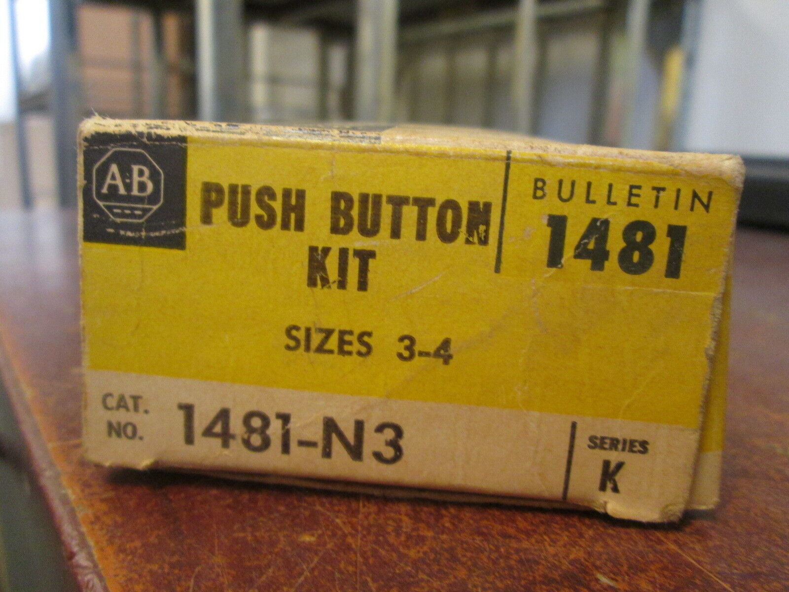 Allen-Bradley Push button Kit 1481-N3 Ser. K Size 3-4 New Surplus