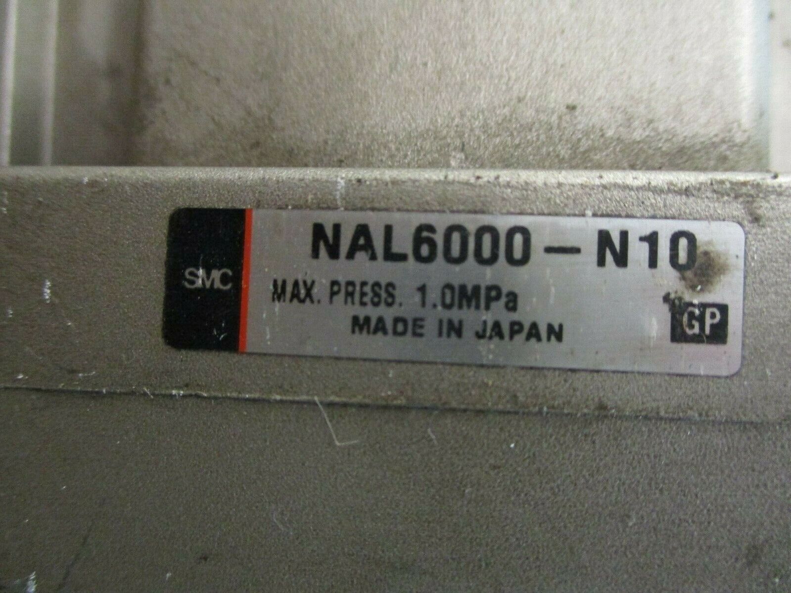 SMC Lubricator NAL6000-N10 1.0mpa Used