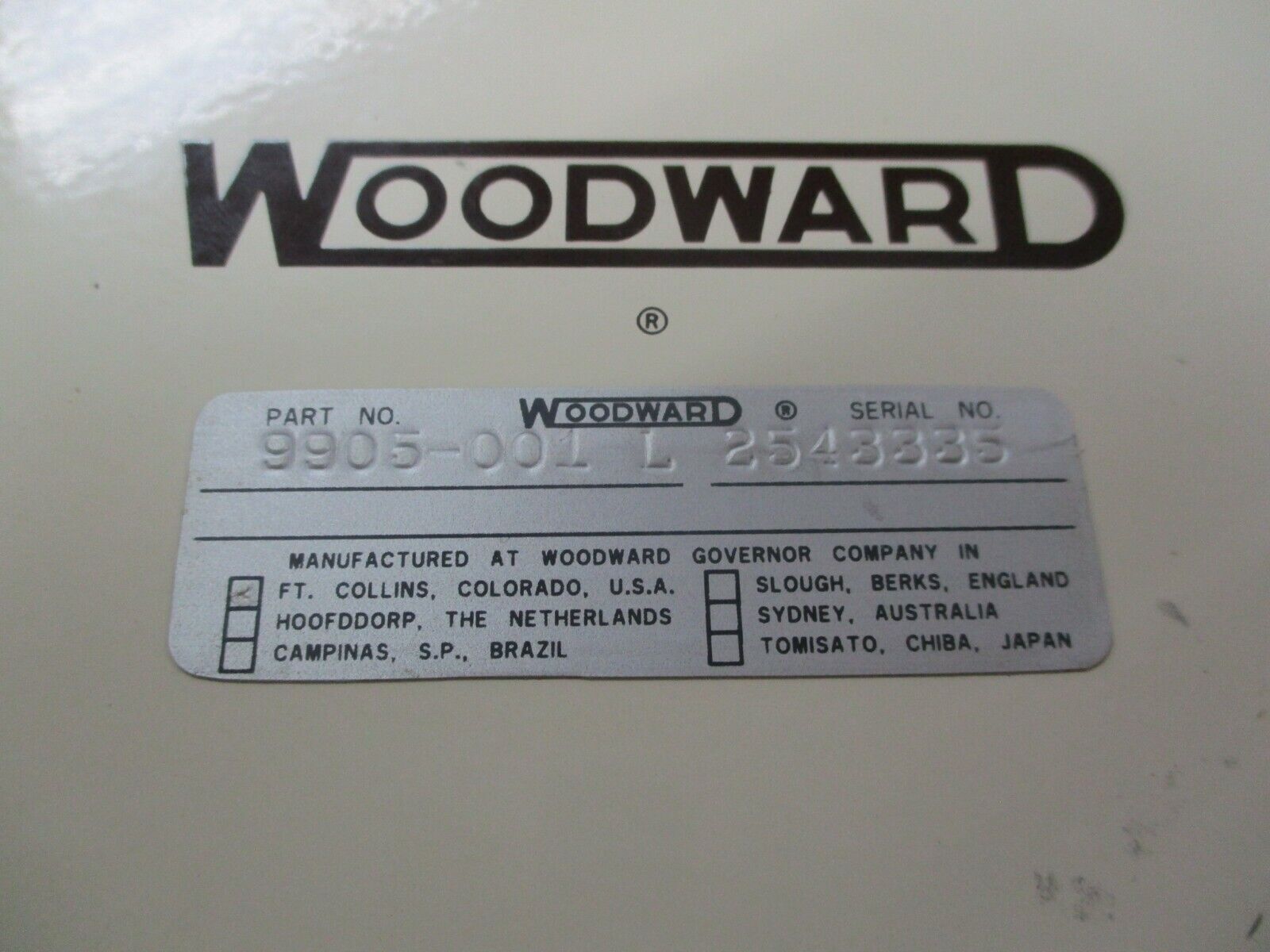 Woodward SPM-A Synchronizer 9905-001 L 115/230V 50/60Hz 10W Used
