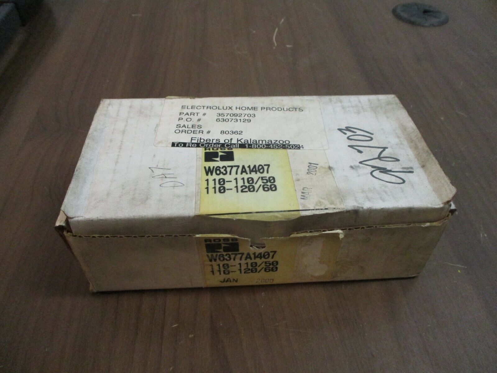 Ross Solenoid Valve W6377A1407 110-120V 50/60Hz New Surplus