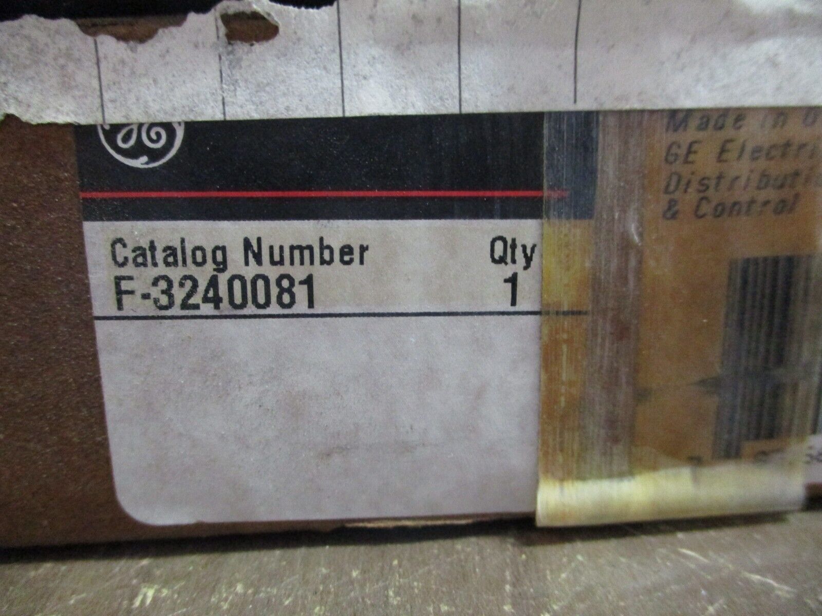 GE Coil F-3240081 120V New Surplus