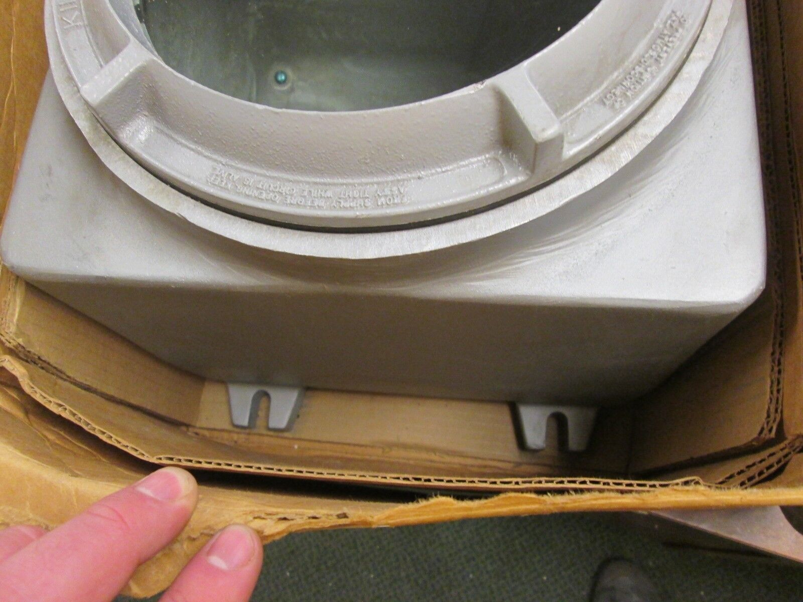 Hubbell Killark GR Explosion Proof Box w/ Lens Cover GRHC-775L New Surplus