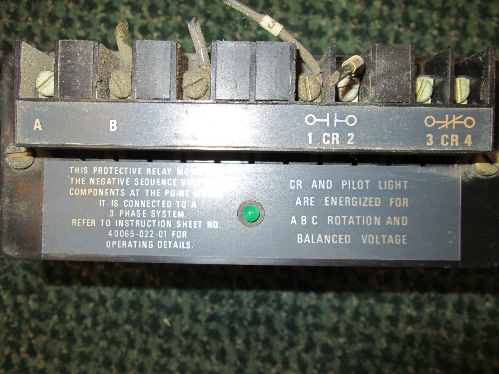 Allen-Bradley Relay 8135-V0B 480V 60Hz 3Ph Used