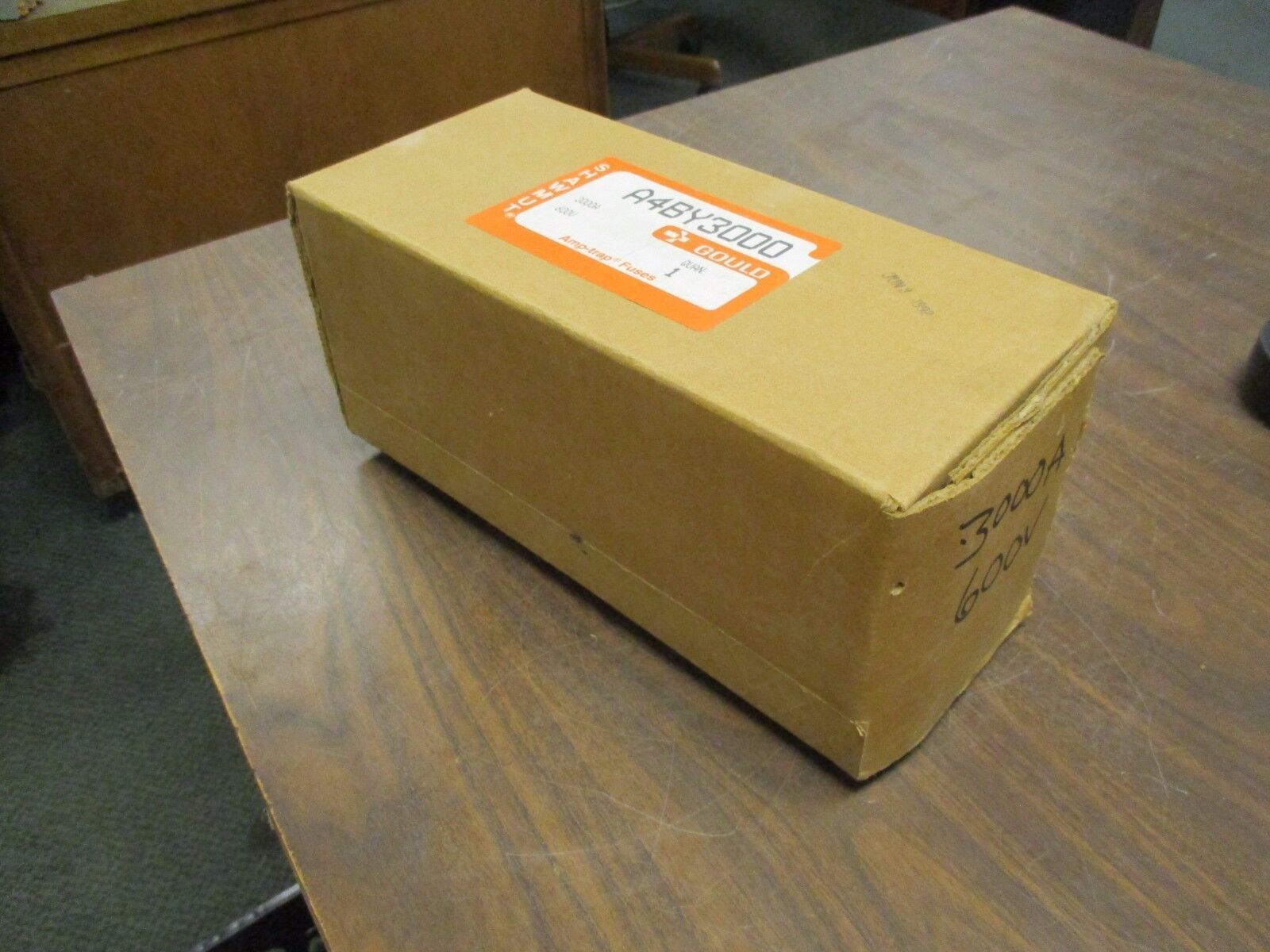 Gould Shawmut Amp-Trap Fuse A4BY3000 600V 3000A New Surplus