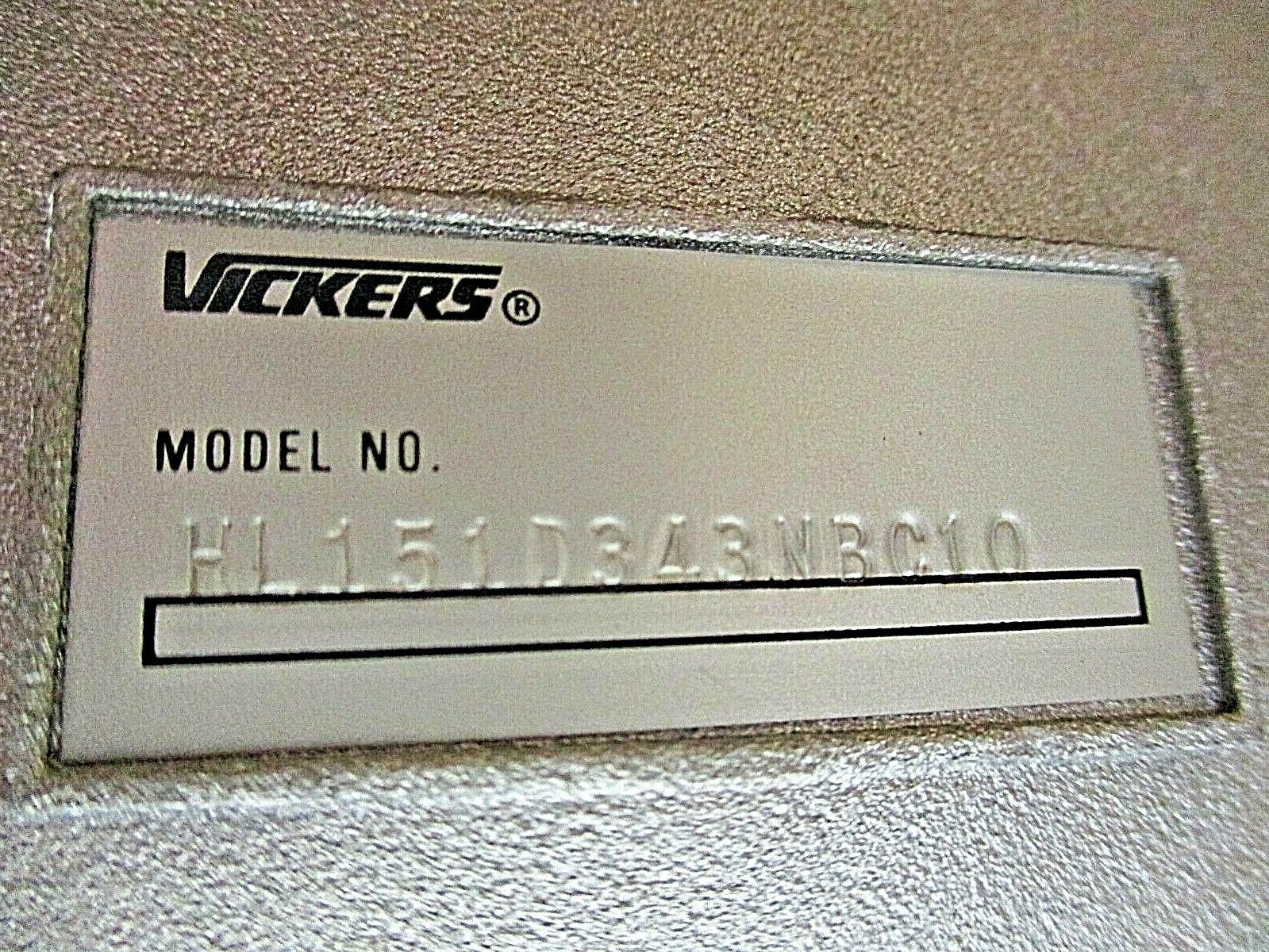 Vickers Filter HL151D343NBC10 New Surplus