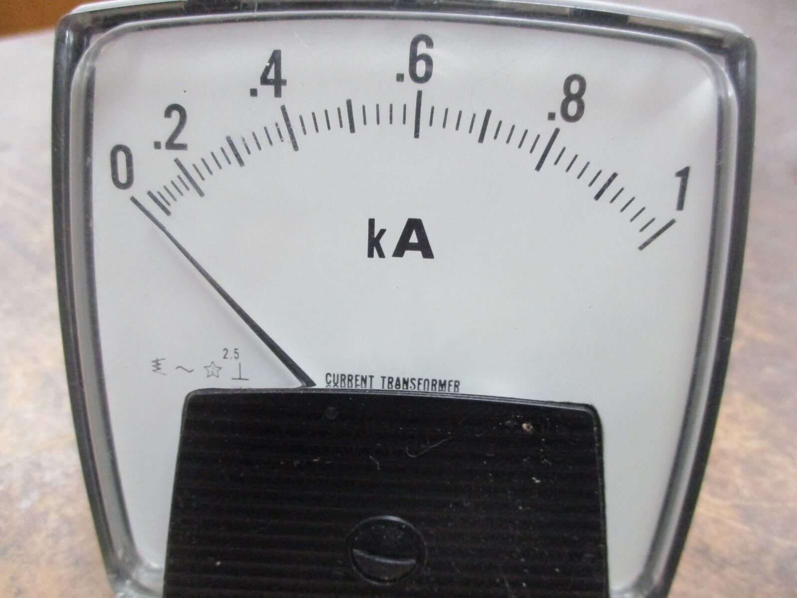 Yew AC Ammeter 250340LSVA7 Range: 0-1kA Used