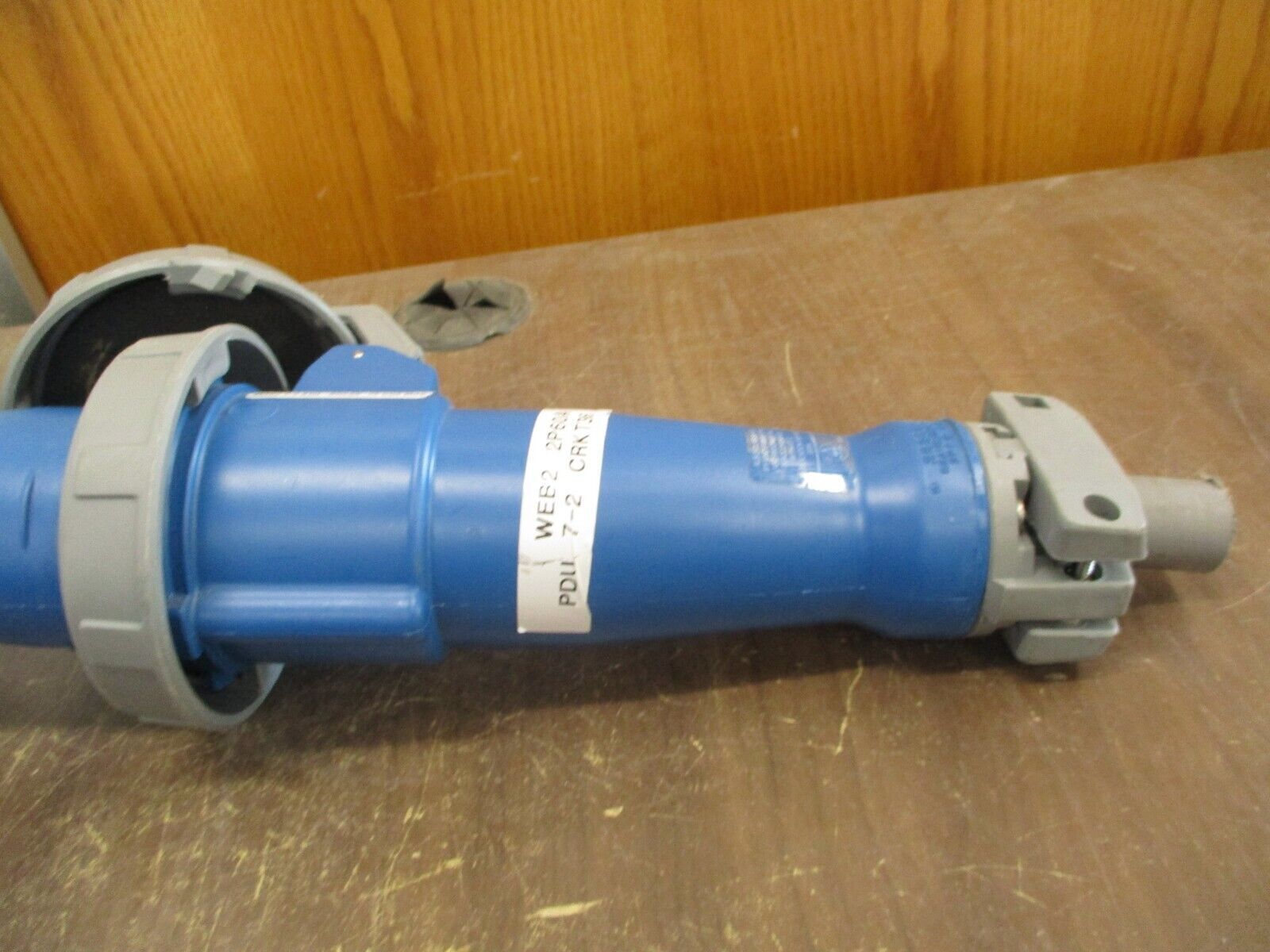 Hubbell Plug & Connector Set 363P6W / 363C6W 63A 220V Wire Ends Used