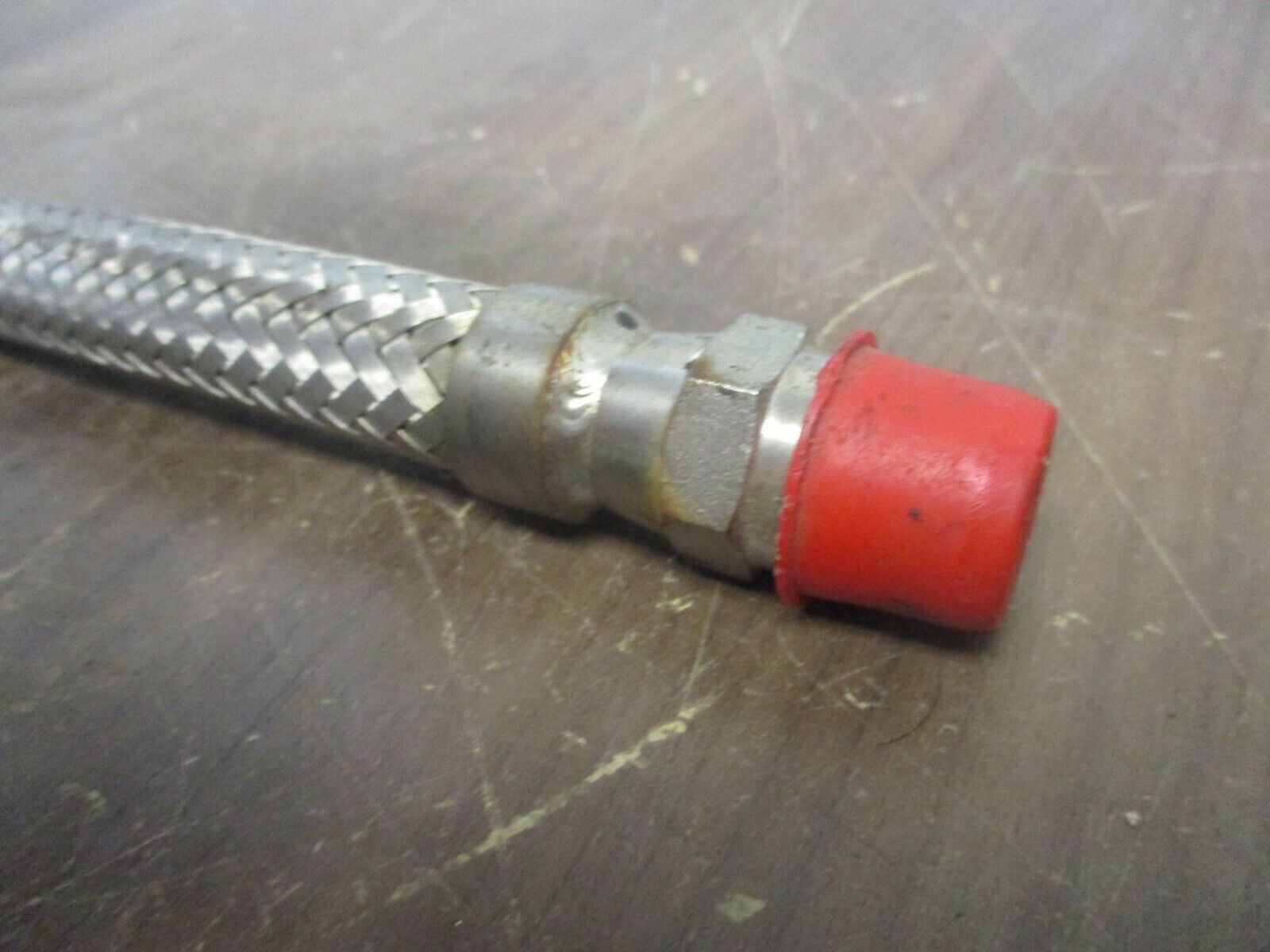 Misc. Brand Stainless Steel Flexible Hose Flexible Length: 13" Size: 3/4" Used