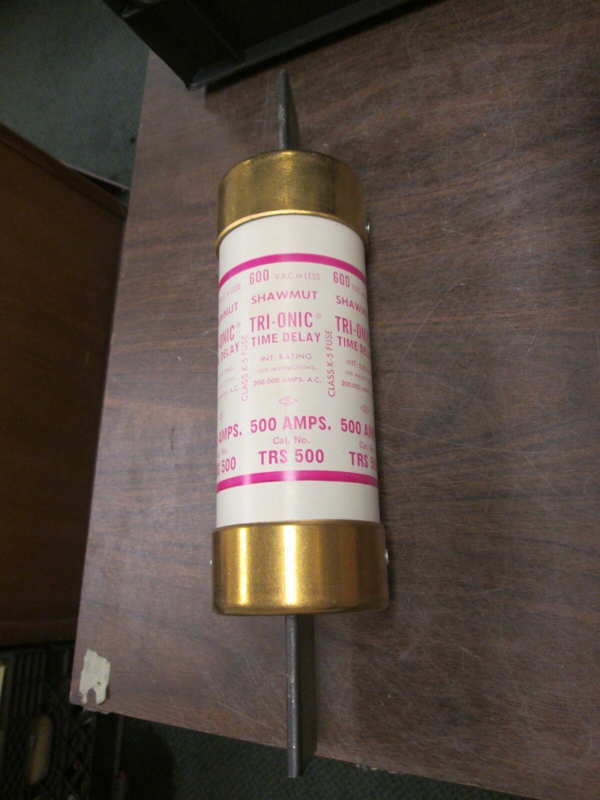 Shawmut Time Delay Fuse TRS 500 600V 500A Silver Plated New Surplus