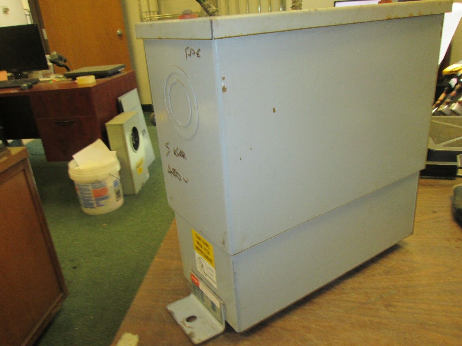 FPE / Cornell Dubilier Power Capacitor ICC1005F33 5KVAR 480V 3Ph 60Hz Used