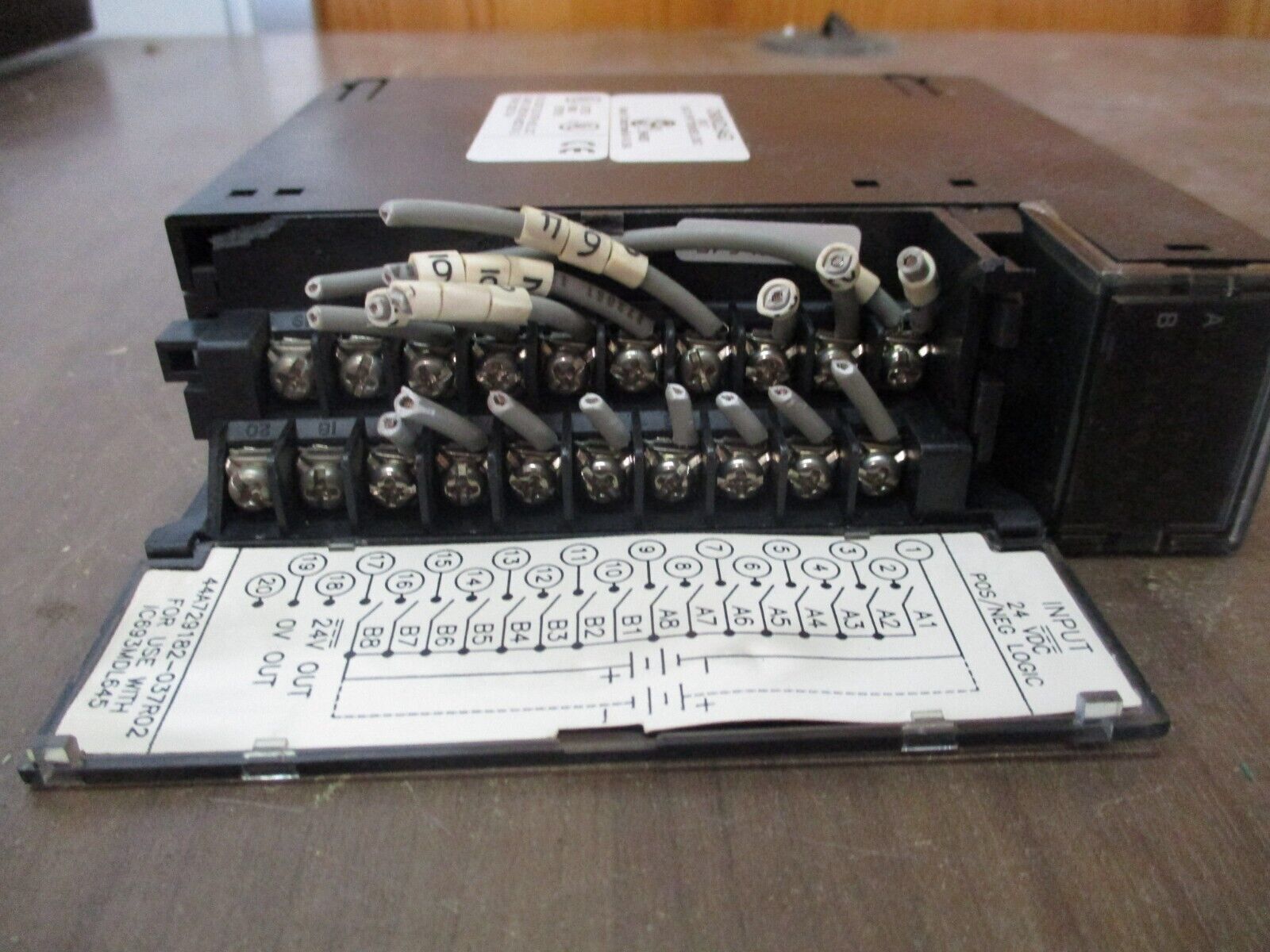 GE Fanuc Input Module IC693MDL645D 24VDC 16PT POS/NEG Logic Used