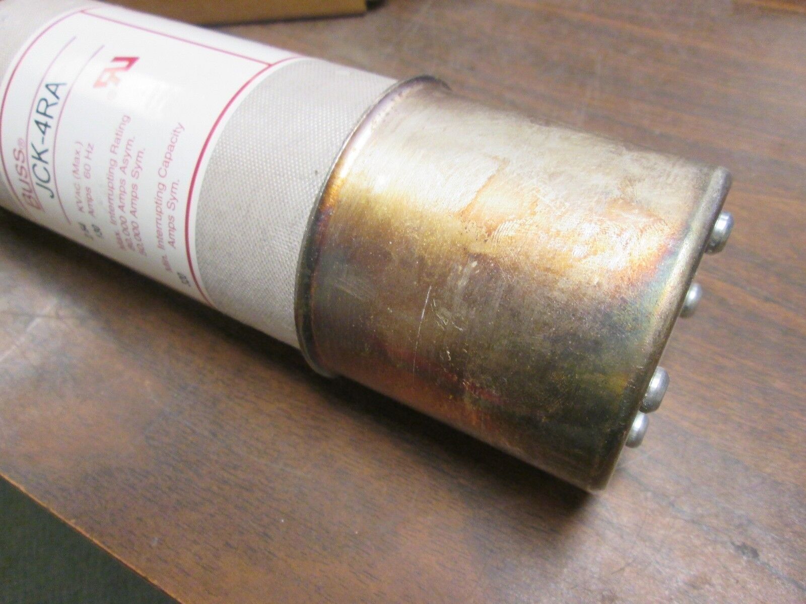 Buss Medium Voltage Fuse JCK-4RA 2.54KV 130A New Surplus